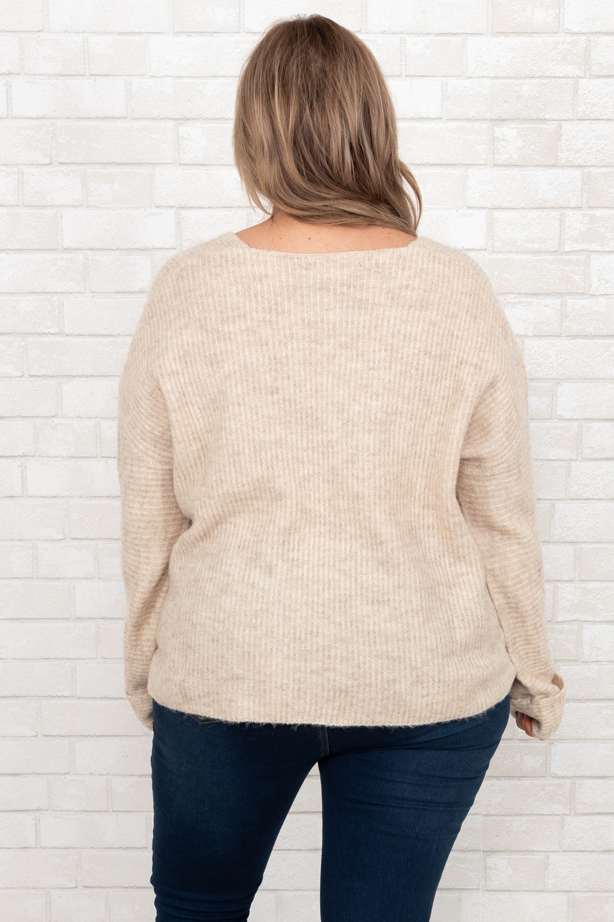 Always Better With You Sweater, Cream - Giverhouse