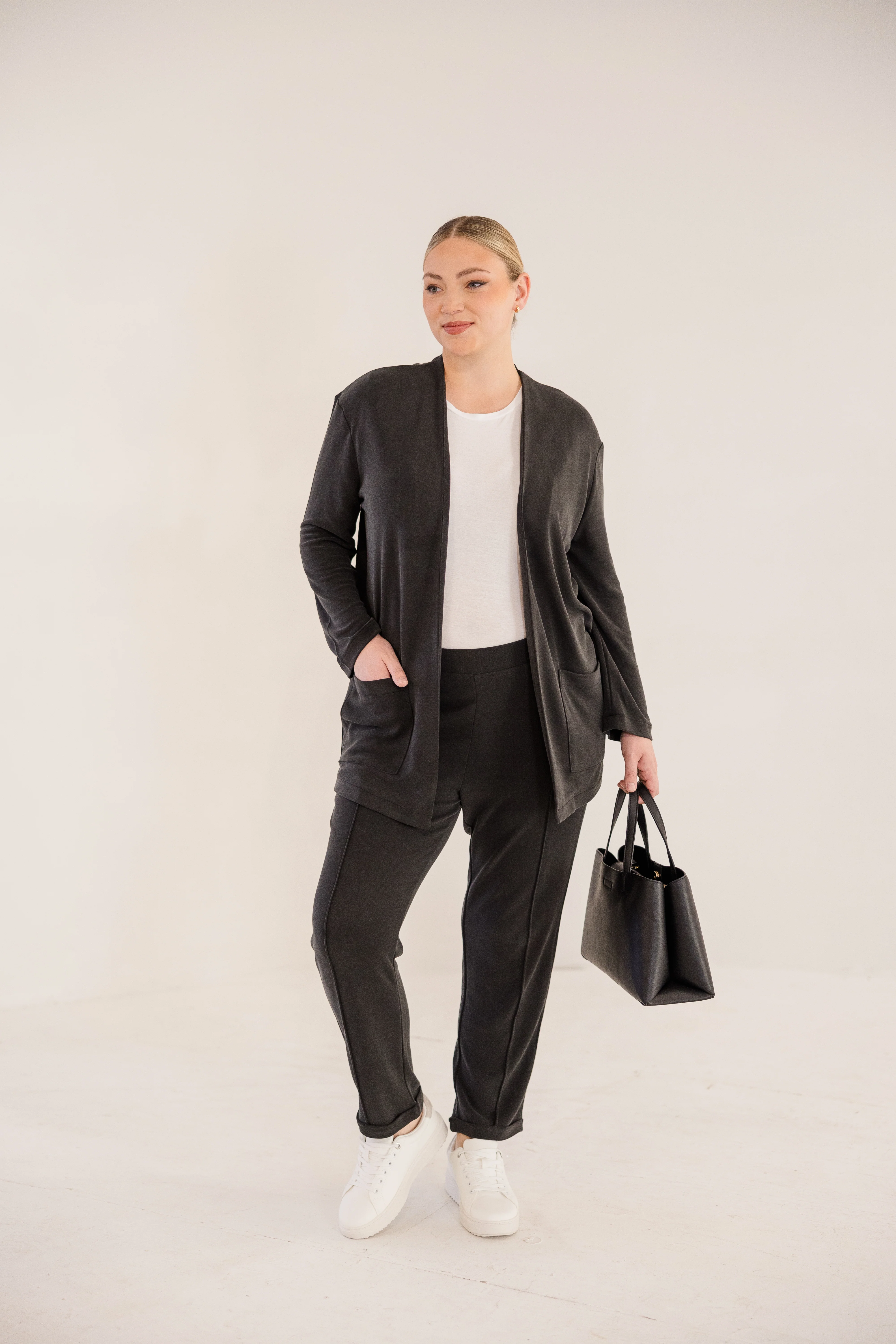 Lafayette Knit Jacket, Black - Giverhouse