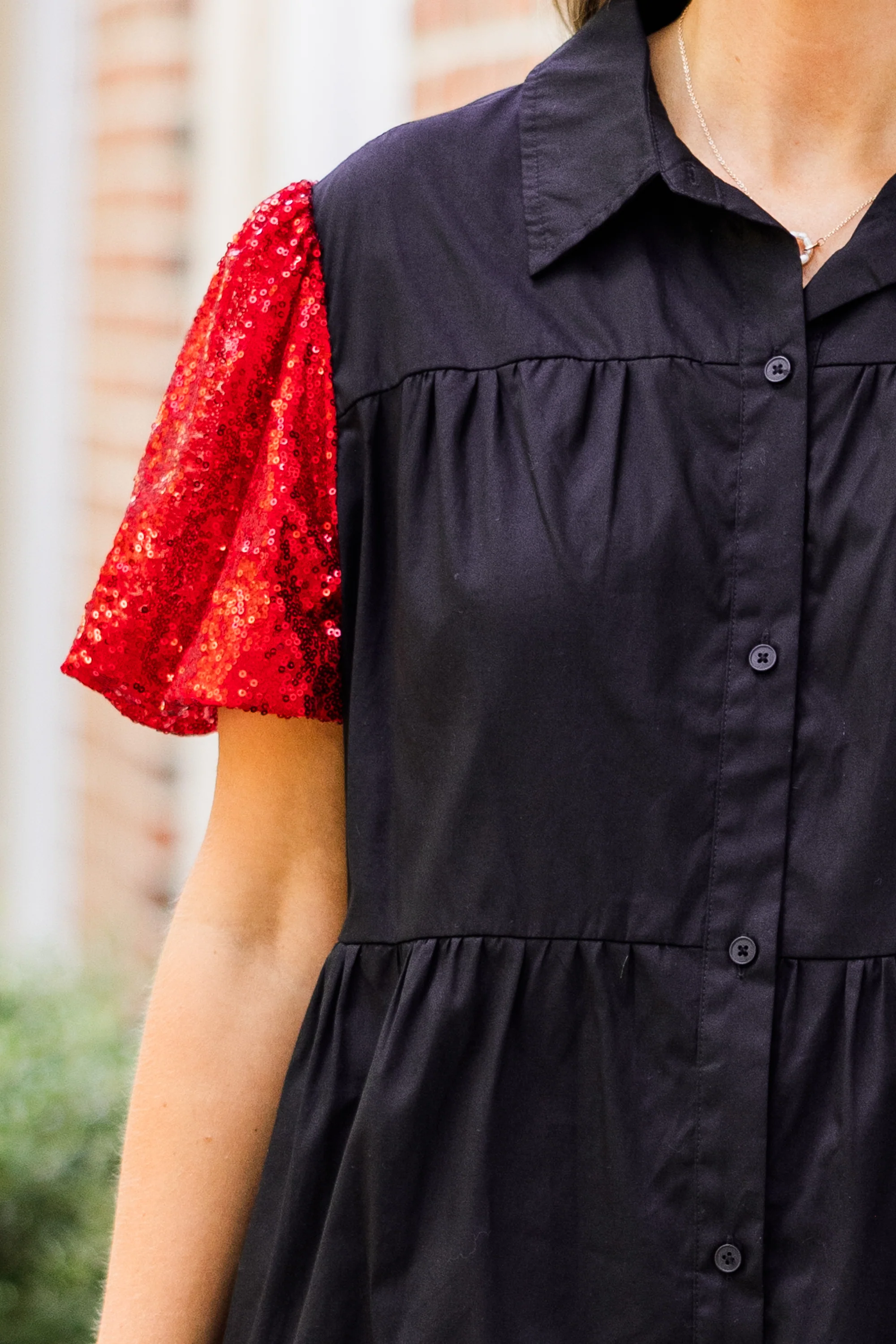 Game Day Glam Dress, Red - Giverhouse