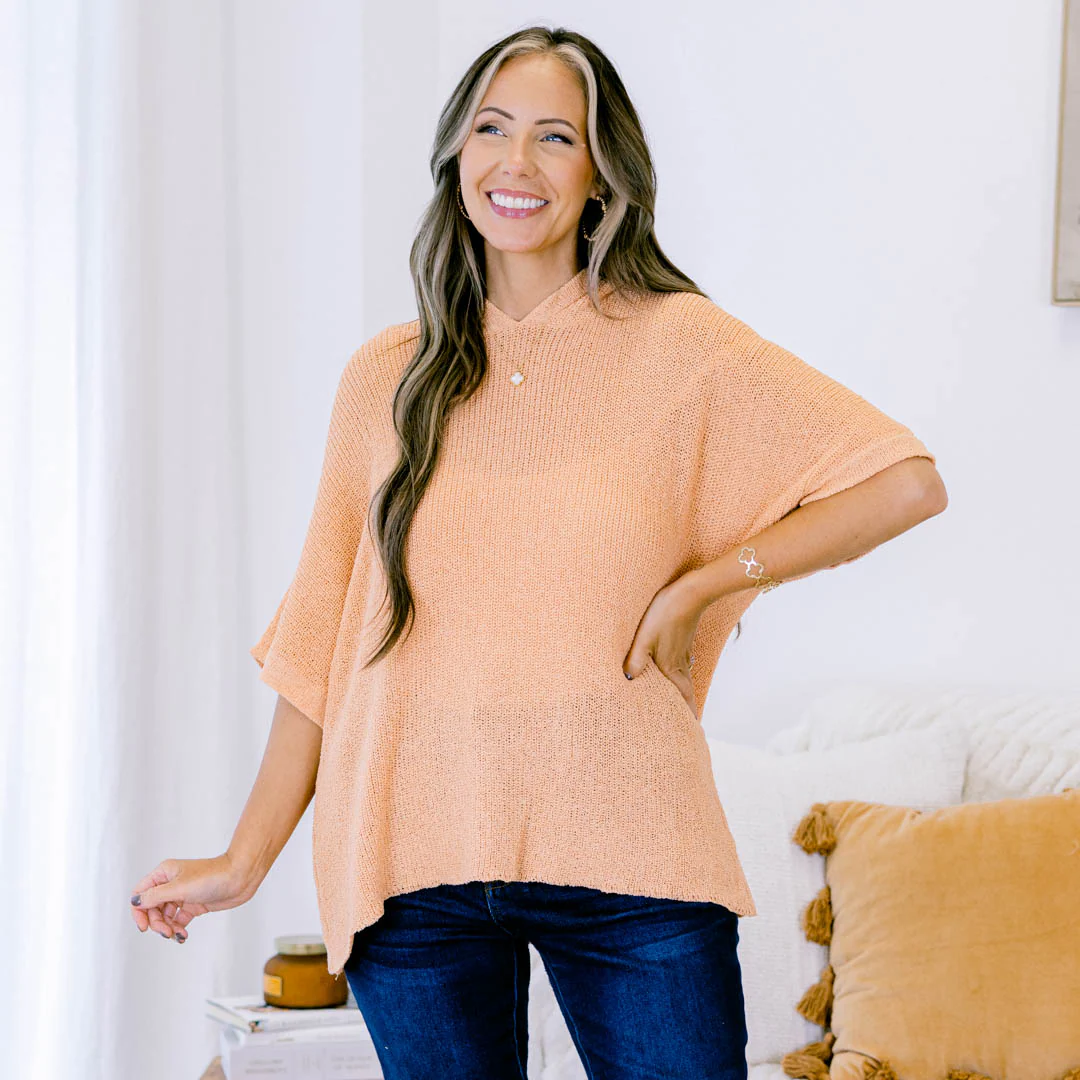 Back To The Tropics Sweater, Papaya - Giverhouse