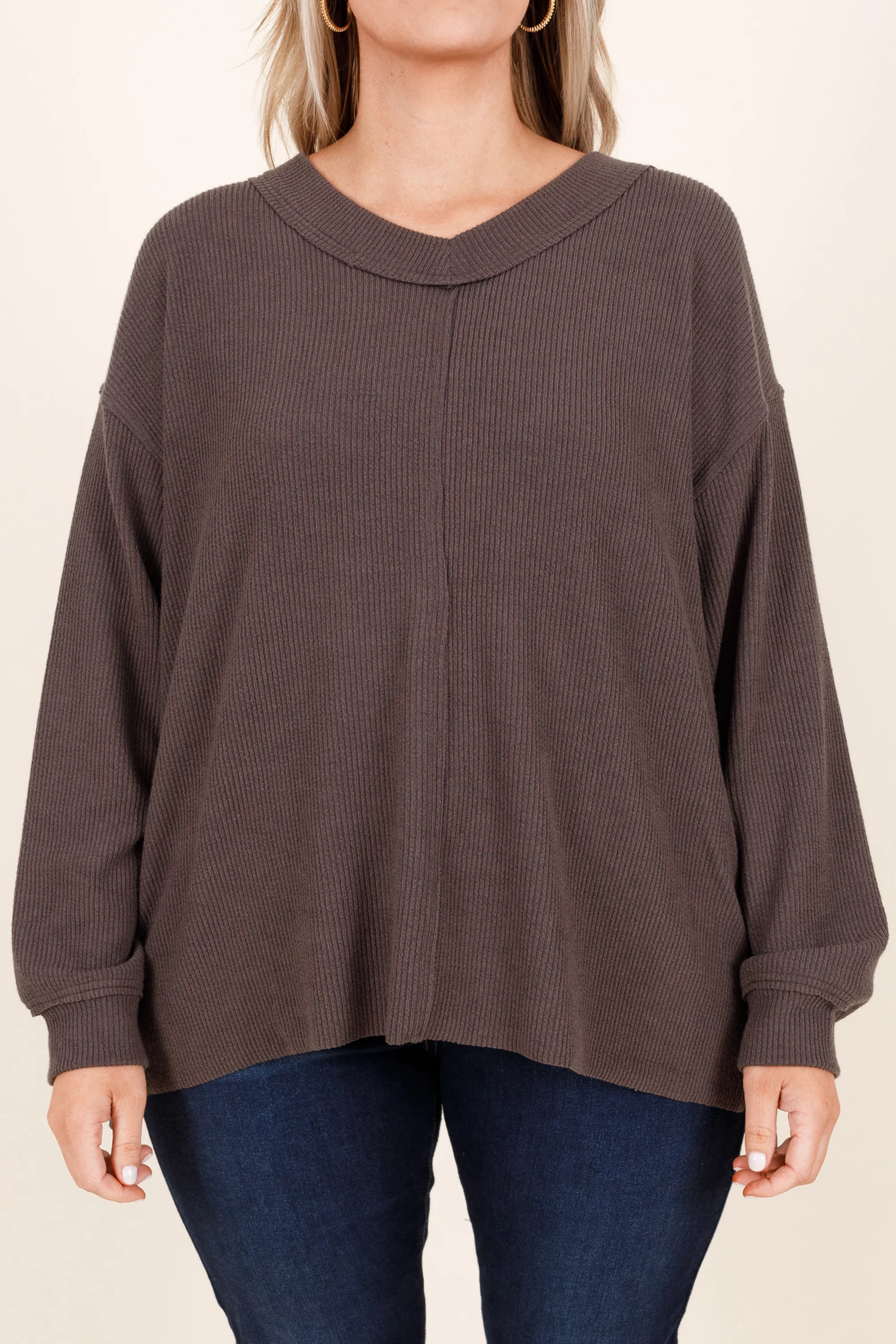 It's Our Time Pullover, Charcoal - Giverhouse