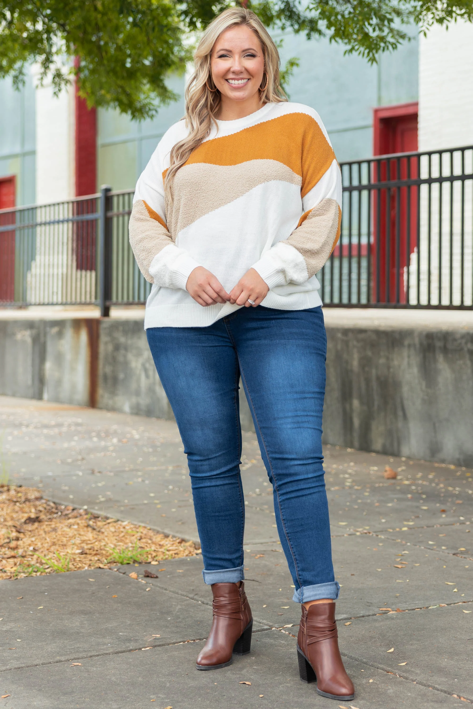 Nothing Is Sweeter Than You Sweater, Caramel - Giverhouse