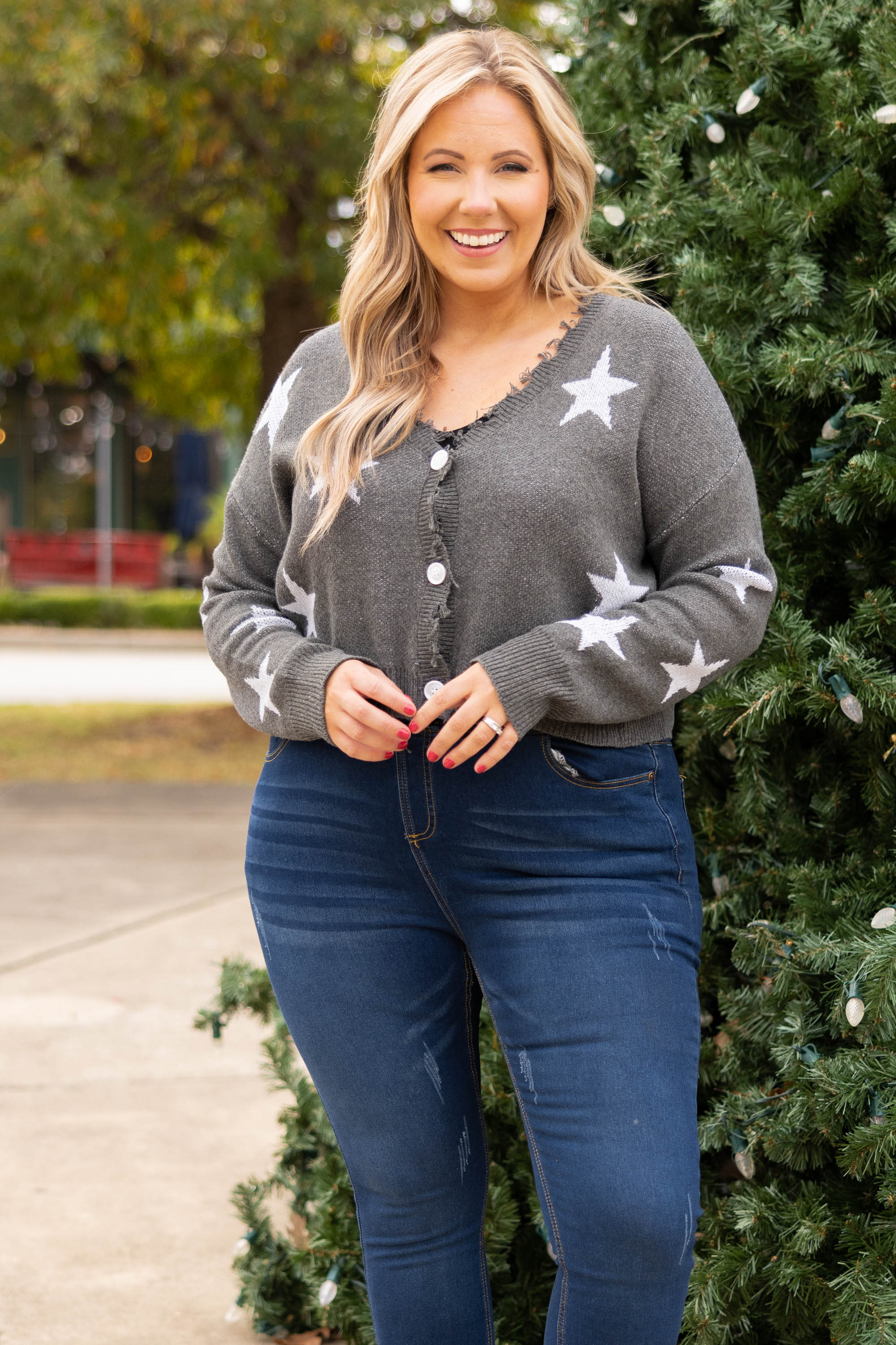 A Lovely Night Cardigan, Gray - Giverhouse