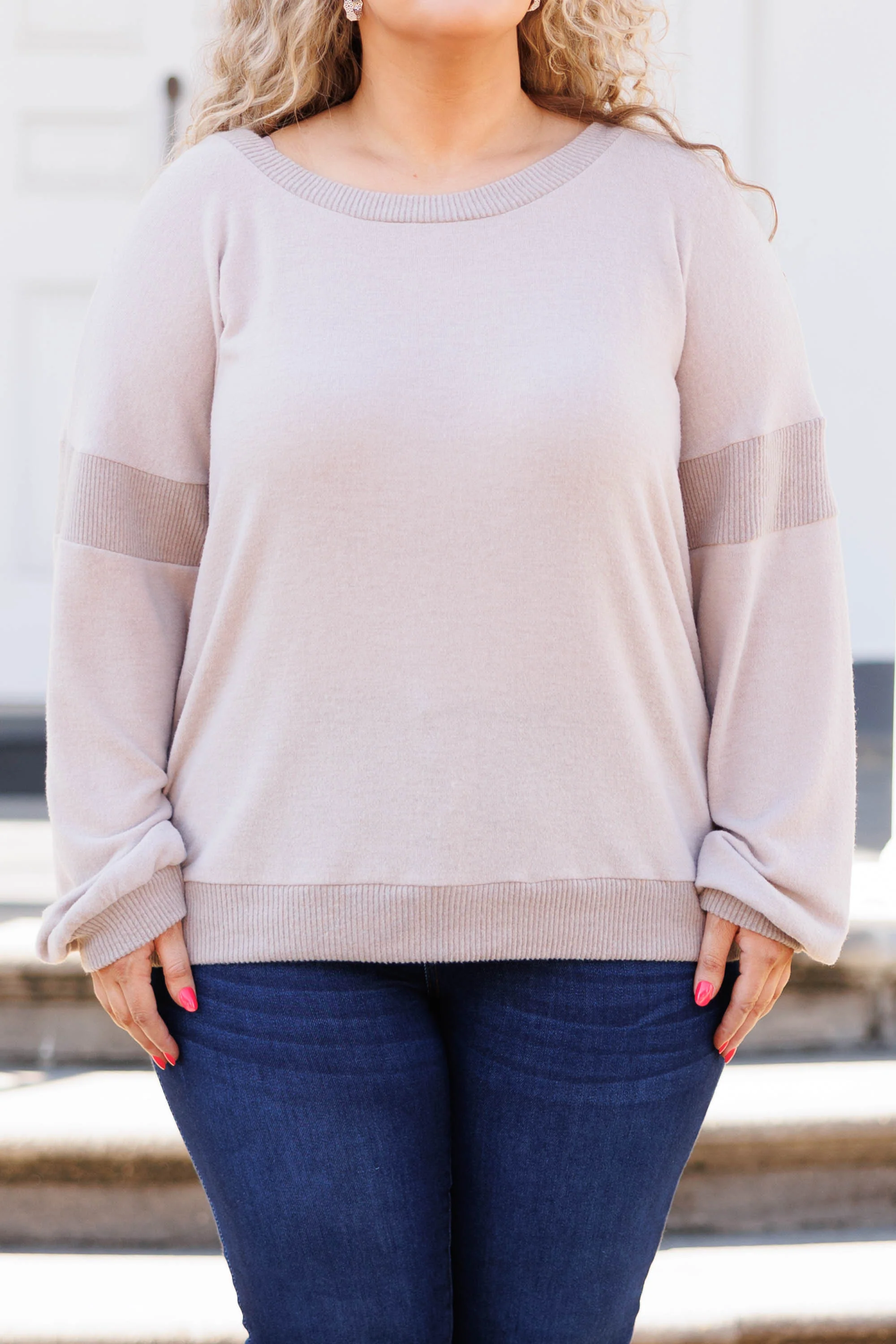 Keep It Shining Top, Mocha - Giverhouse