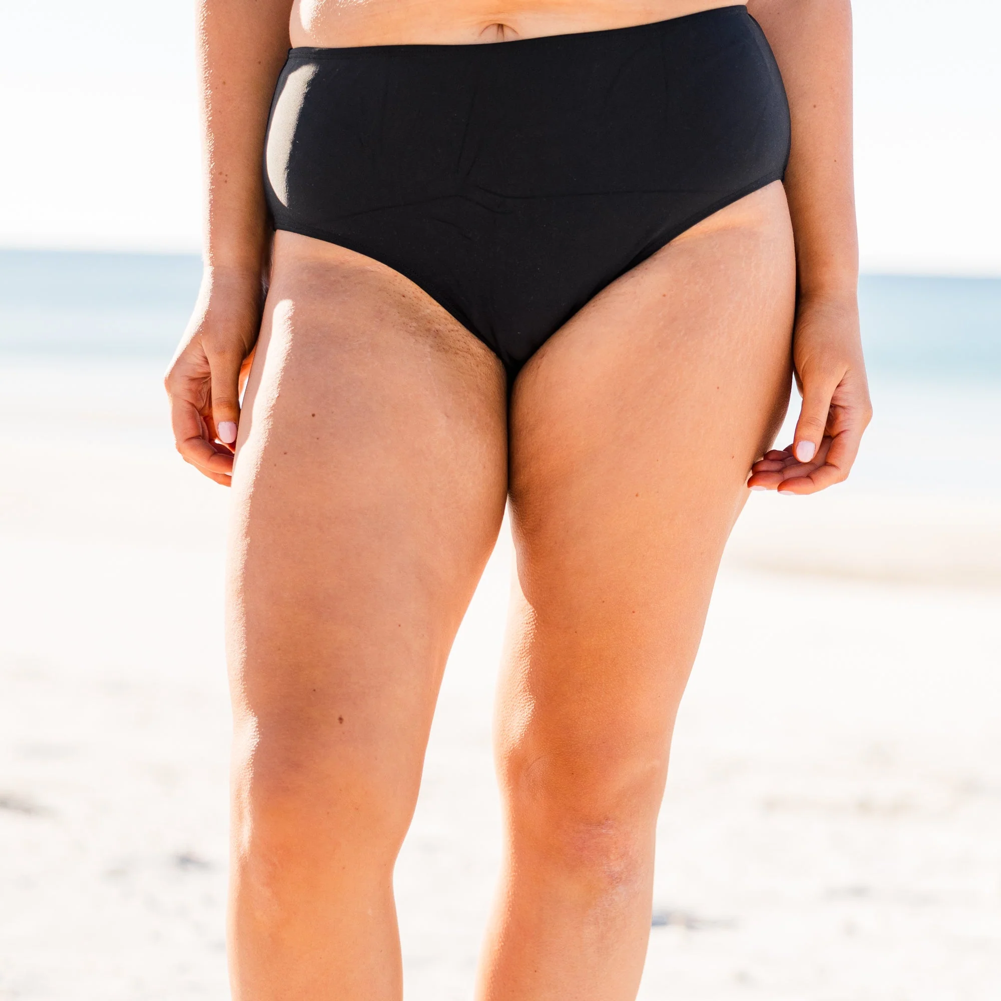 Dream Vacation Swim Bottom, Black - Giverhouse