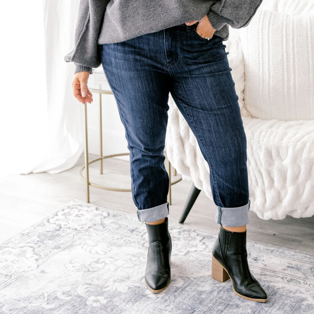 Judy Blue: Comes Down To This Jeans, Dark Wash - Giverhouse