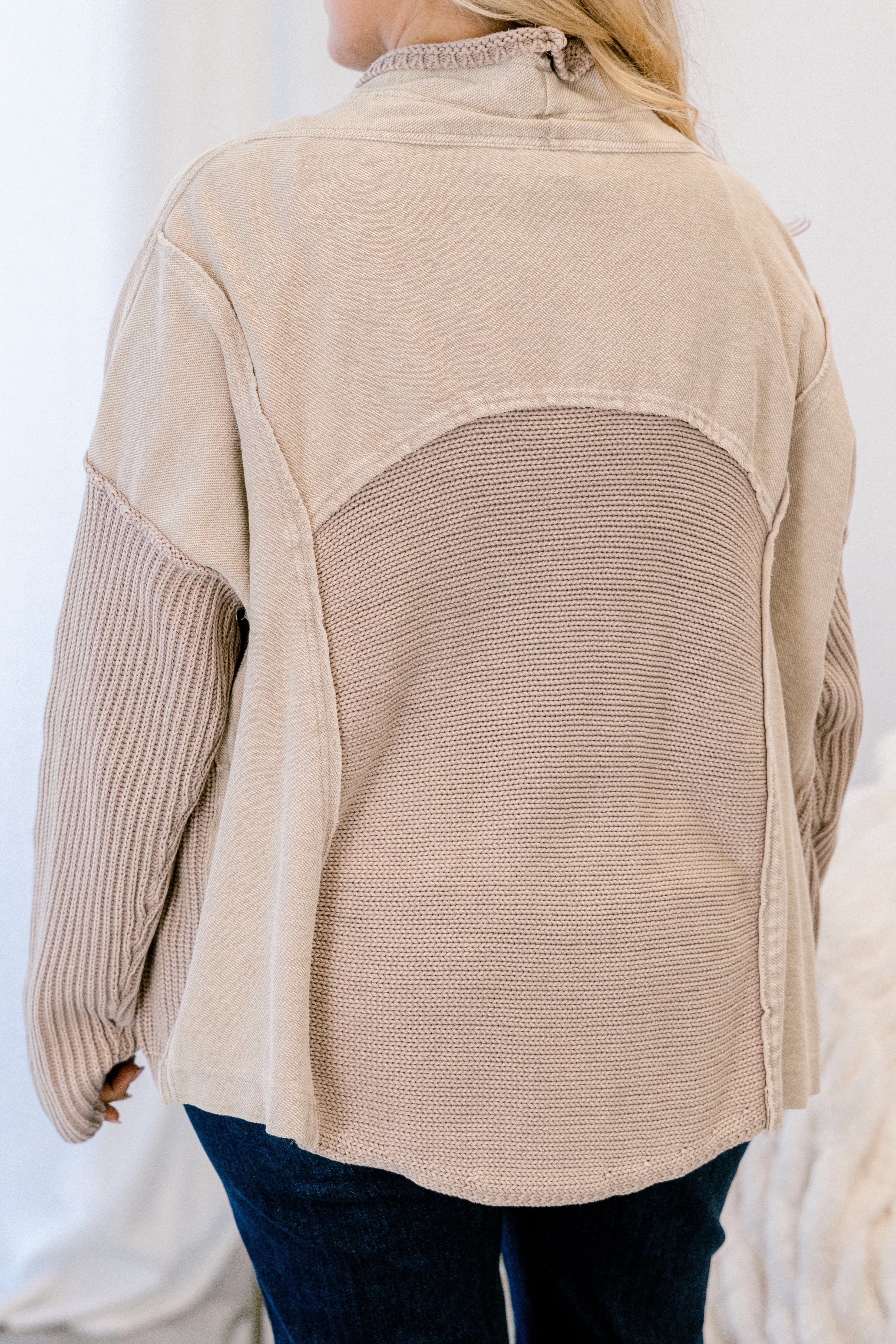 Times To Remember Cardigan, Stone - Giverhouse