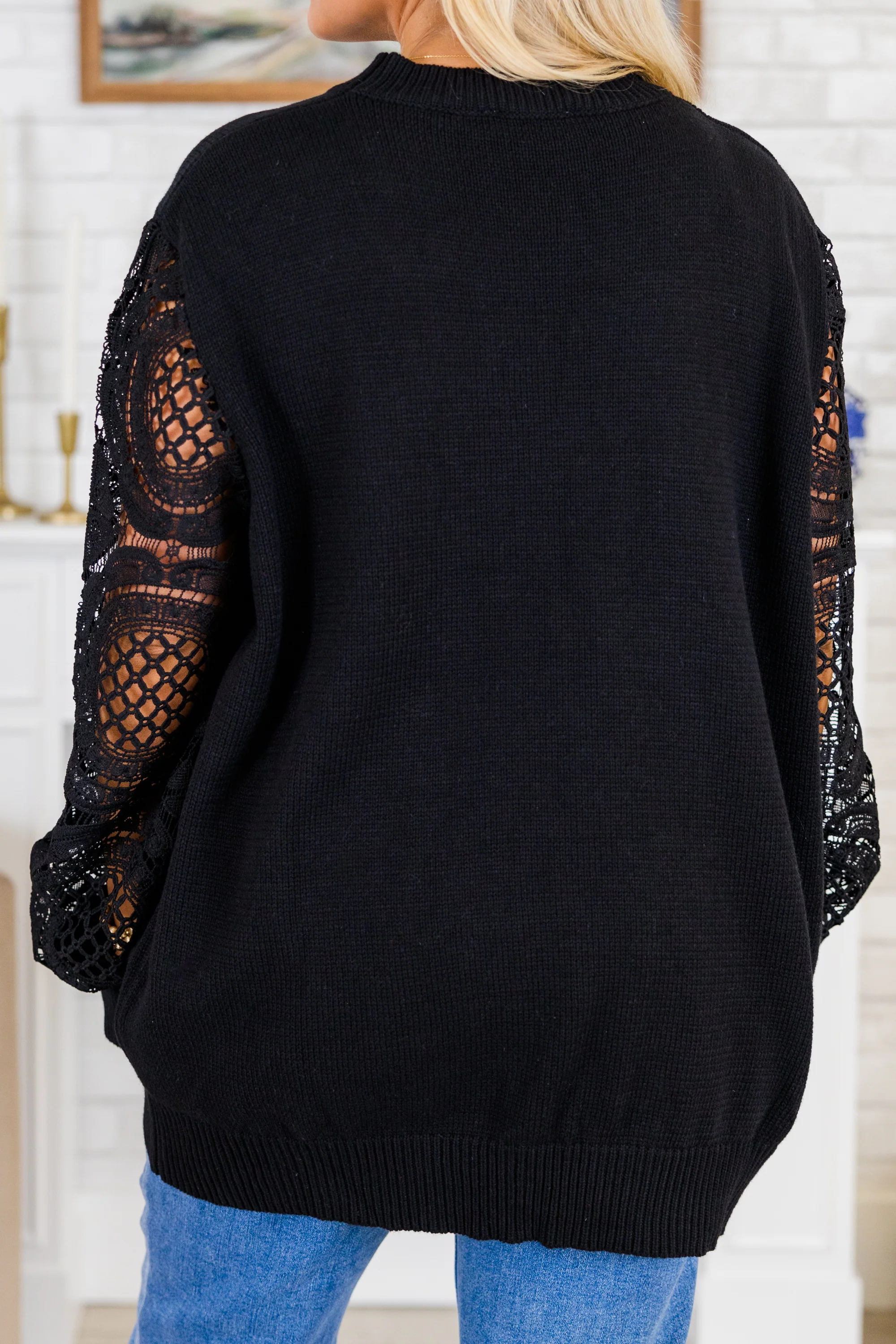 Making Time Sweater, Black - Giverhouse