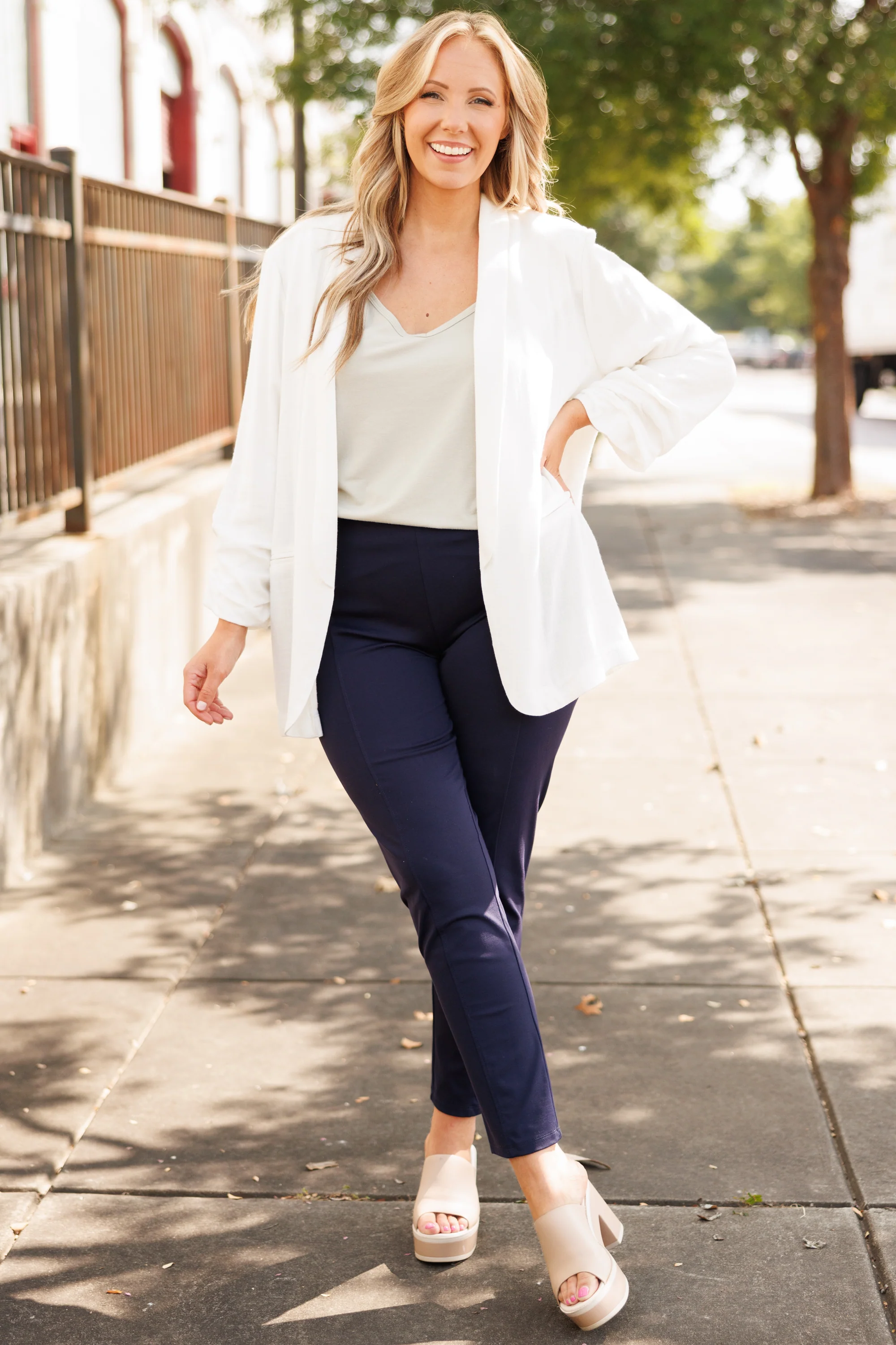 Never Doubted You Leggings, Navy - Giverhouse