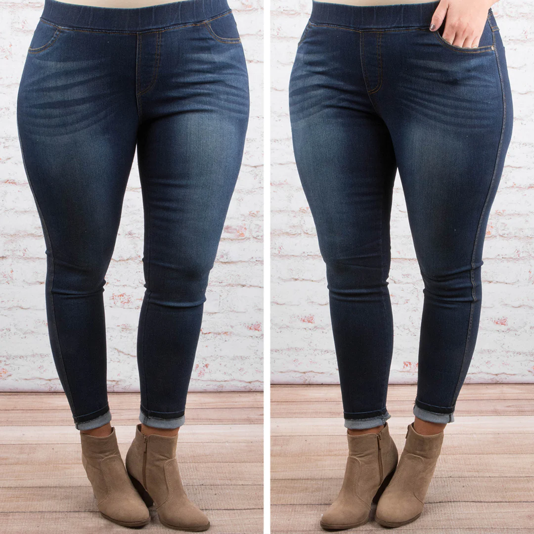 I'll Try Jeggings, Denim - Giverhouse