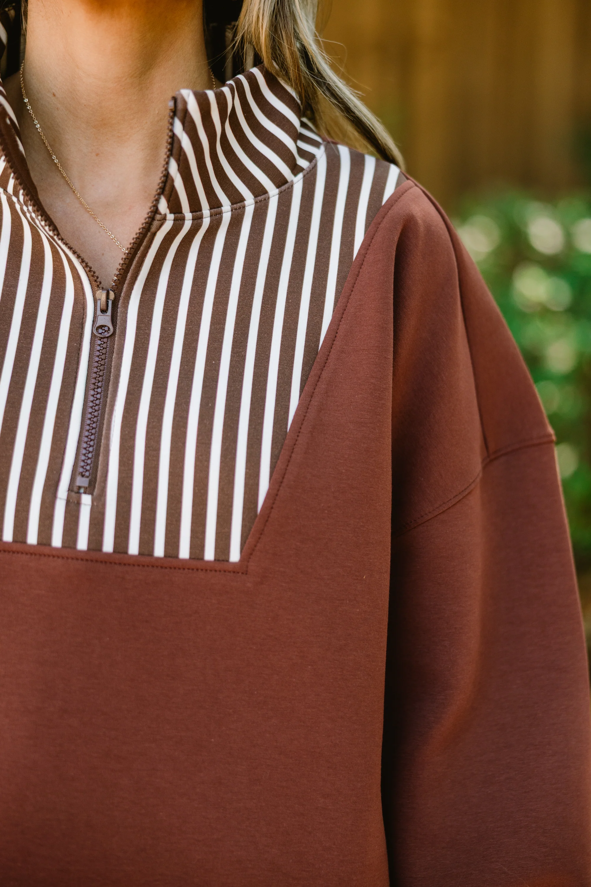 Give Your All Pullover, Brown - Giverhouse