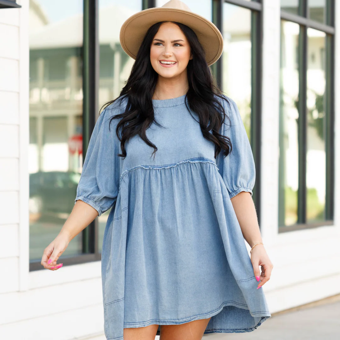 I'm Obsessed With You Dress, Denim - Giverhouse