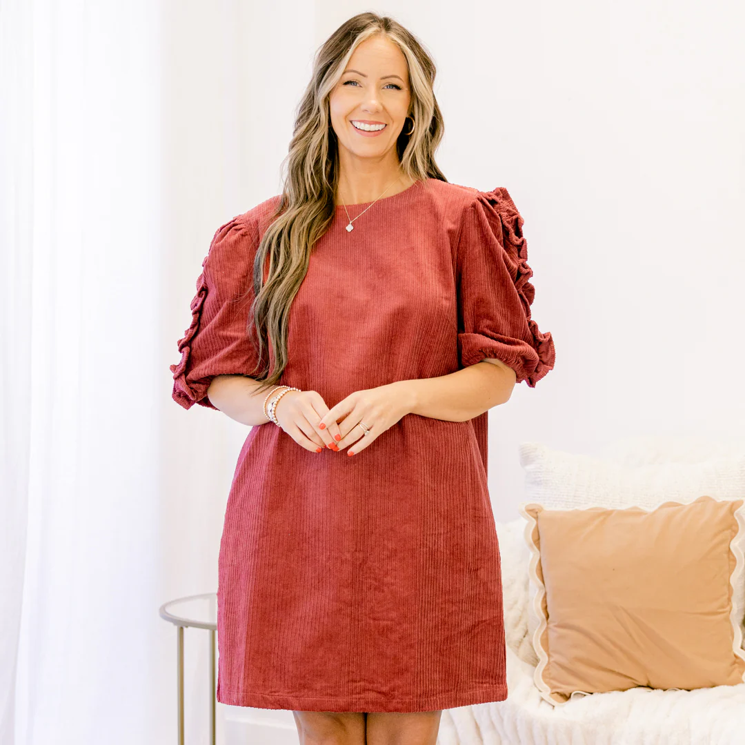 For The Moment Dress, Red - Giverhouse