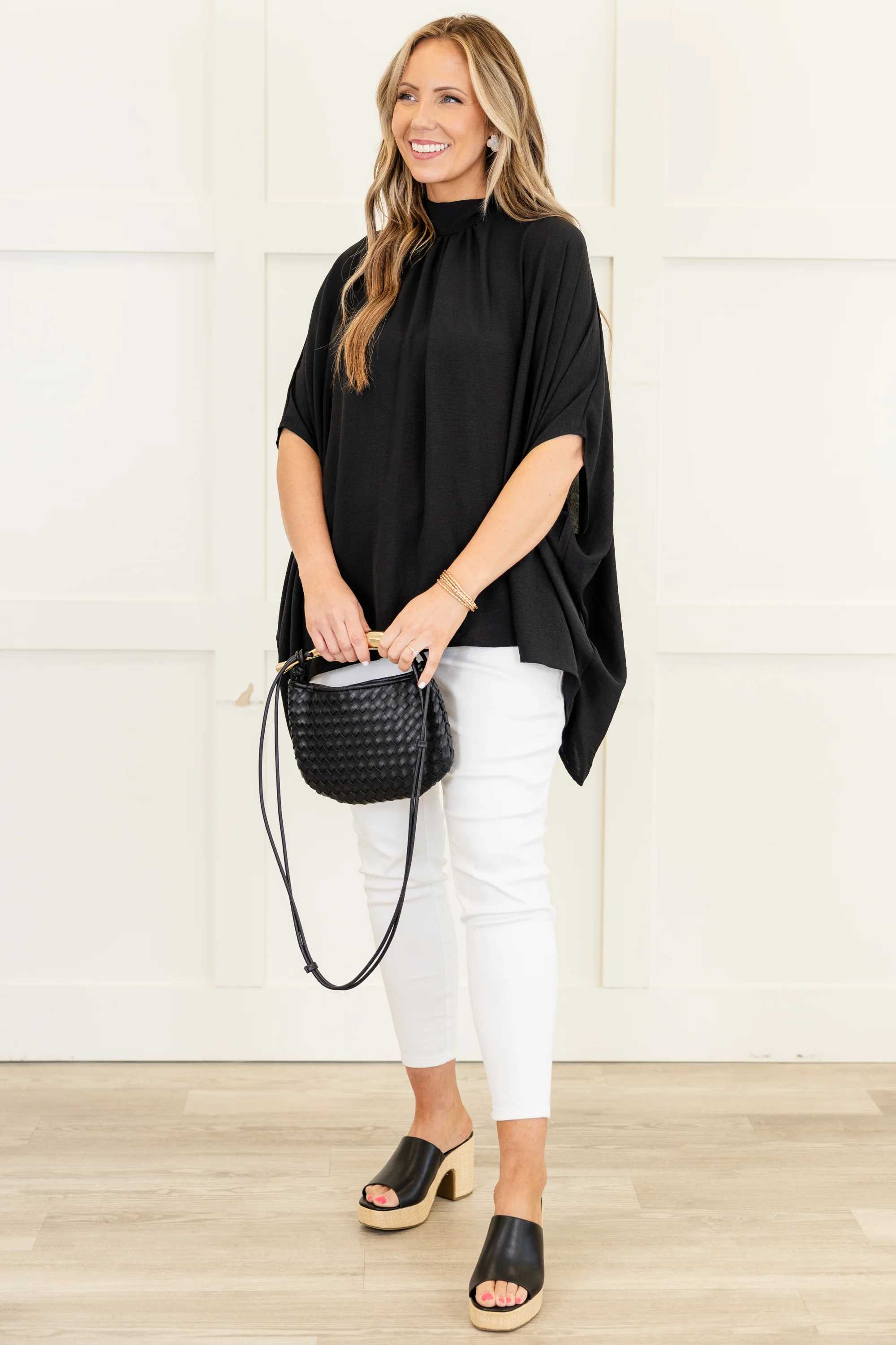 Look Good, Feel Good Top, Black - Giverhouse