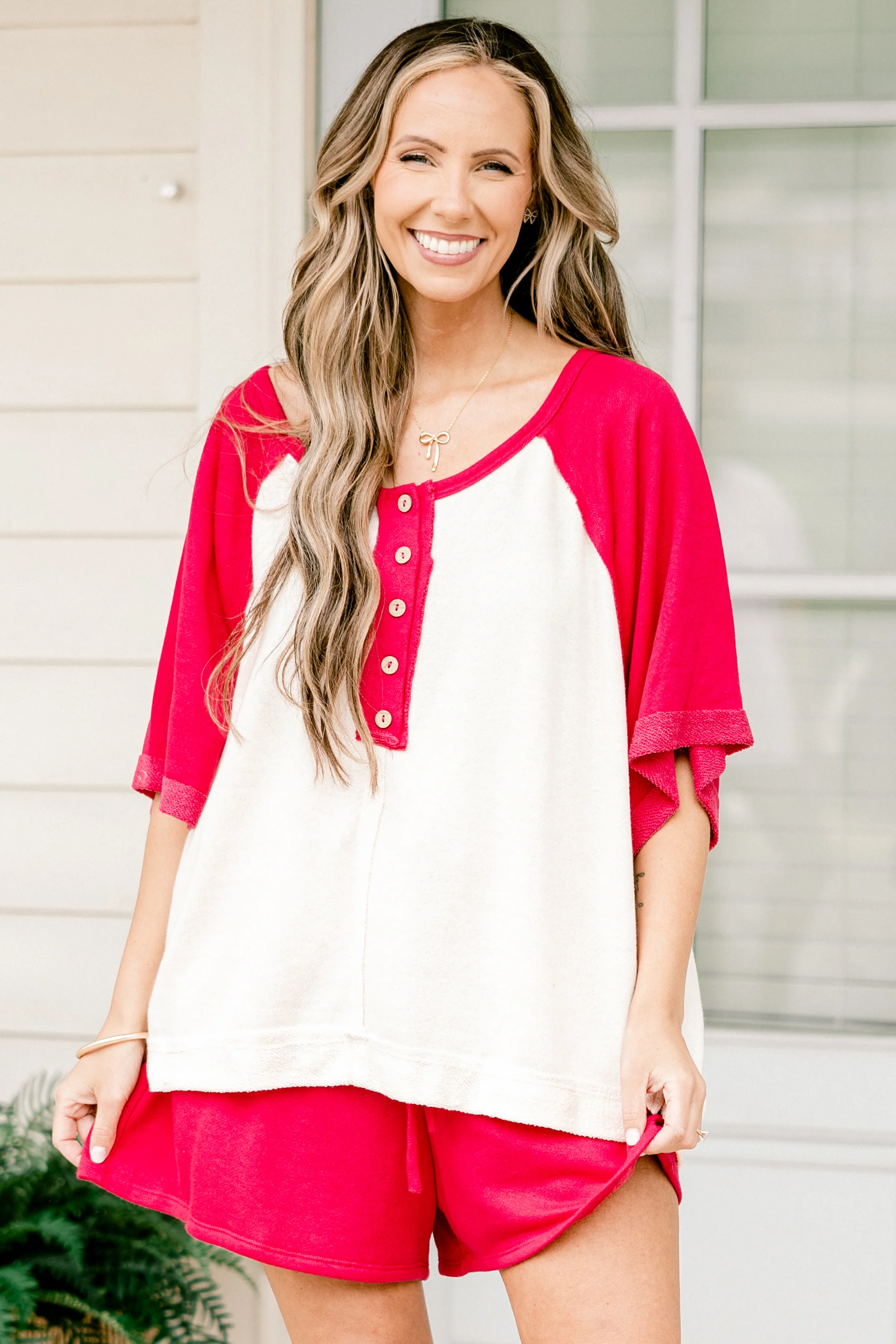 Errand Run Top, Hot Pink - Giverhouse