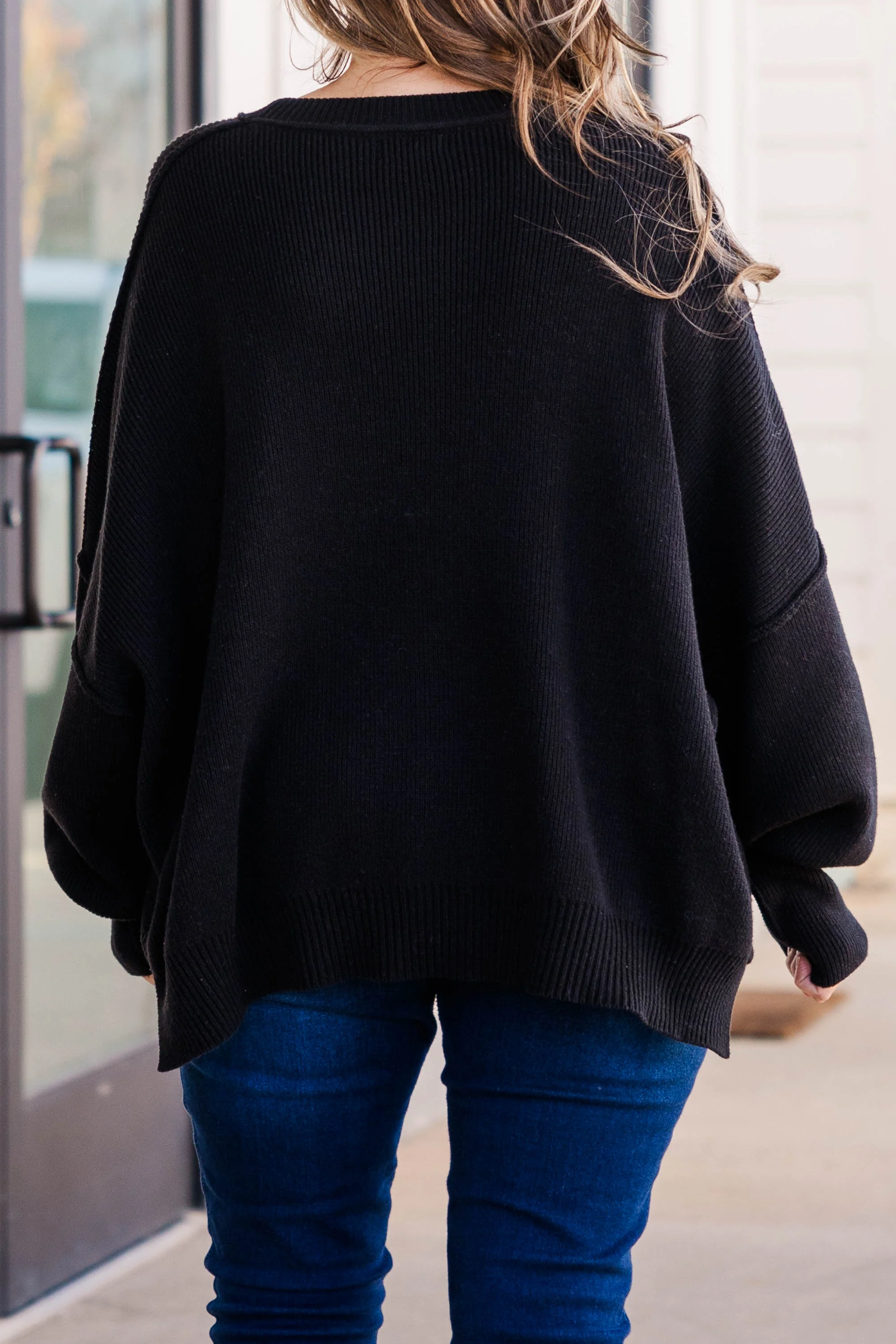 Magically Perfect Sweater, Black - Giverhouse