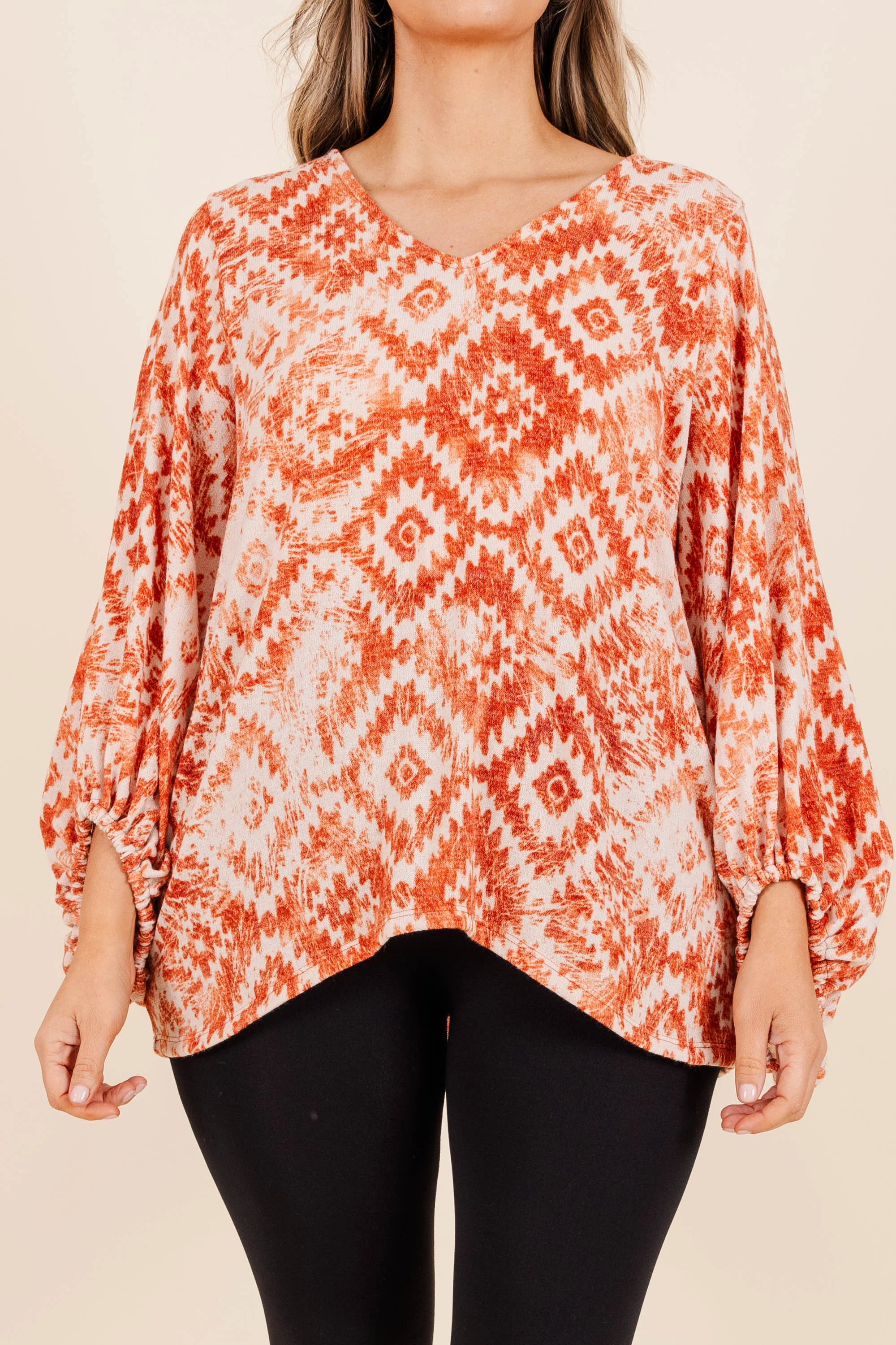 Ceramic Homes Top, Rust - Giverhouse