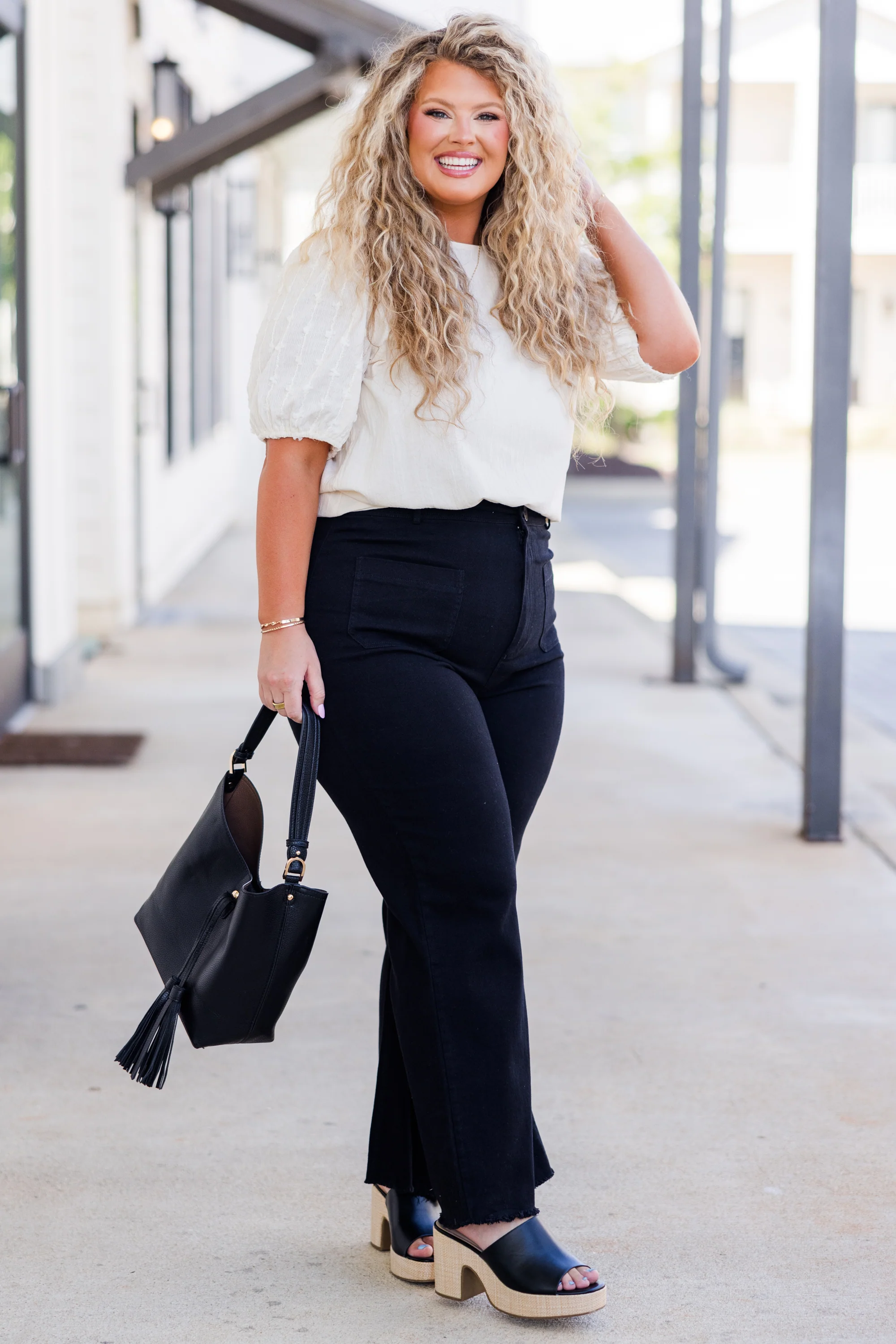 Girl On The Go Jeans, Black - Giverhouse