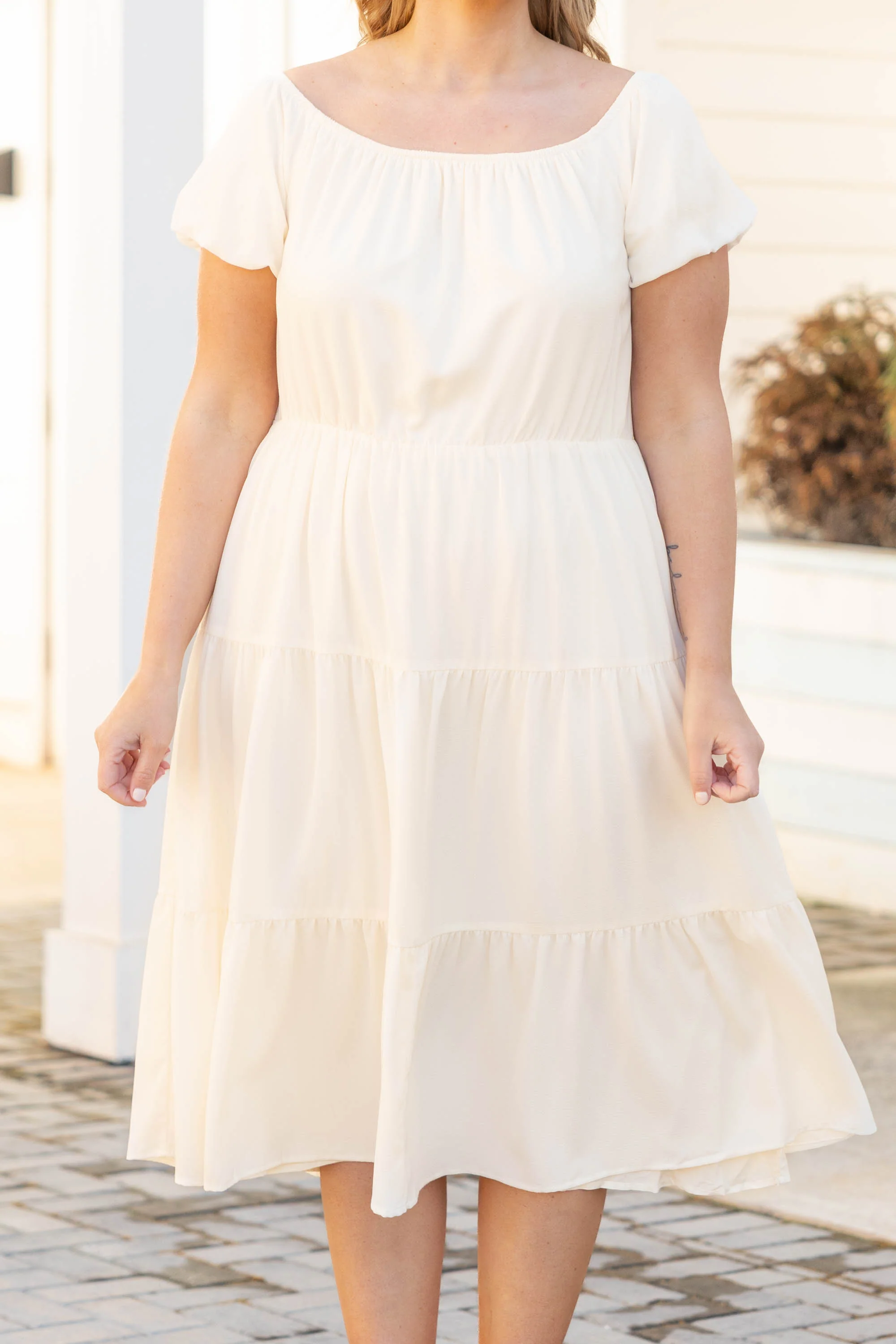 Brunch Out Dress, Lemon - Giverhouse