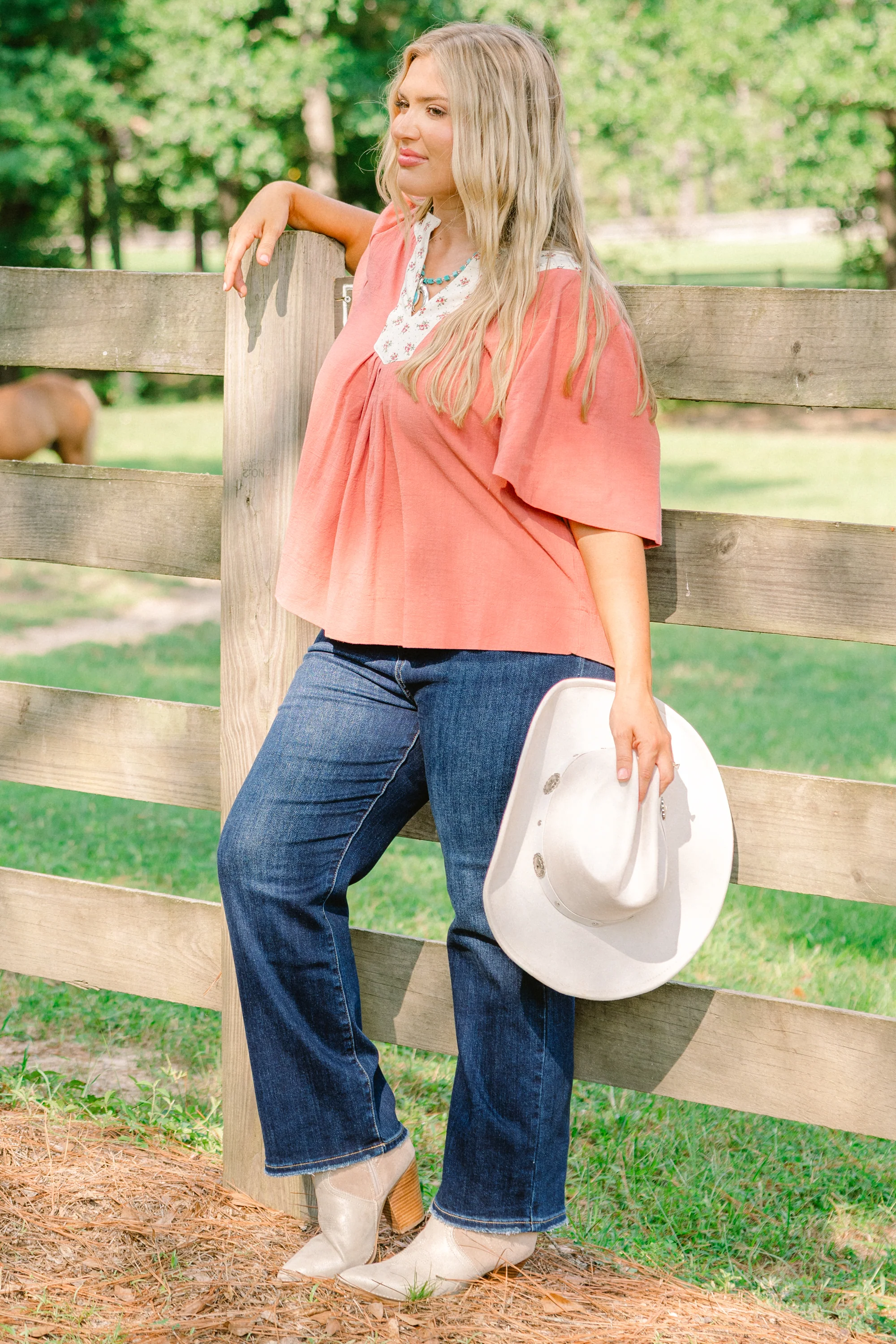 Nautical Breeze Top, Rust - Giverhouse