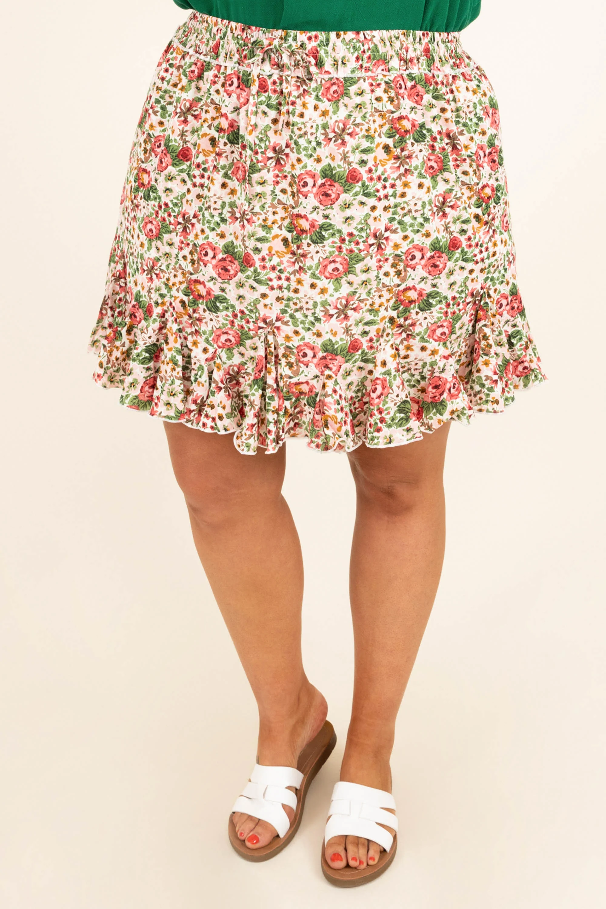 East Of The Sun Skirt, White - Giverhouse