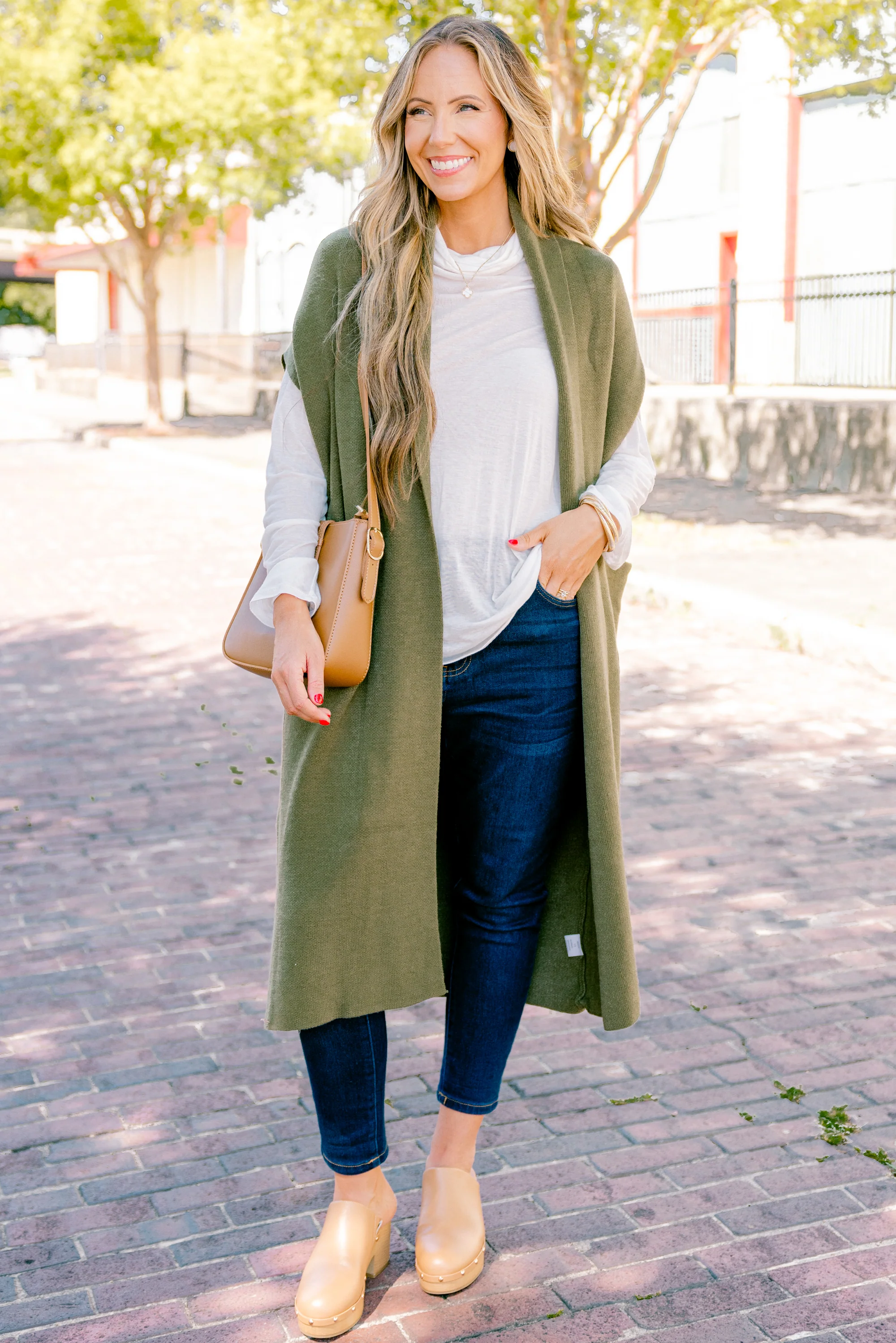 She's So Cute Cardigan, Olive - Giverhouse