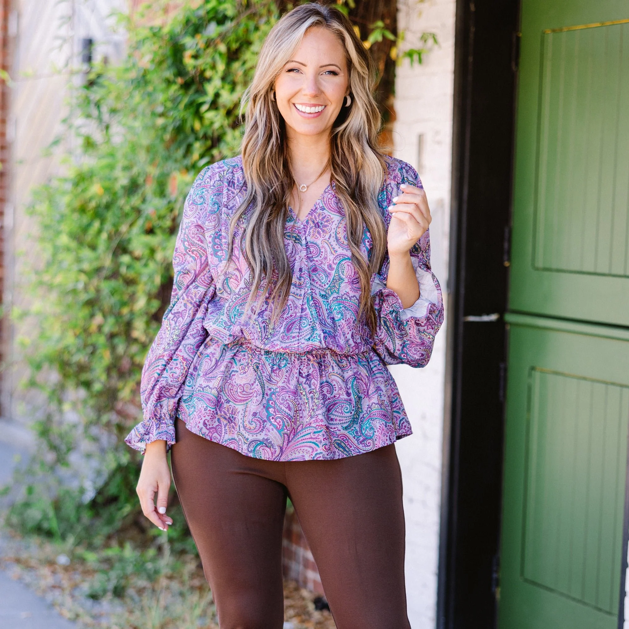 Throw The Dice Top, Purple - Giverhouse