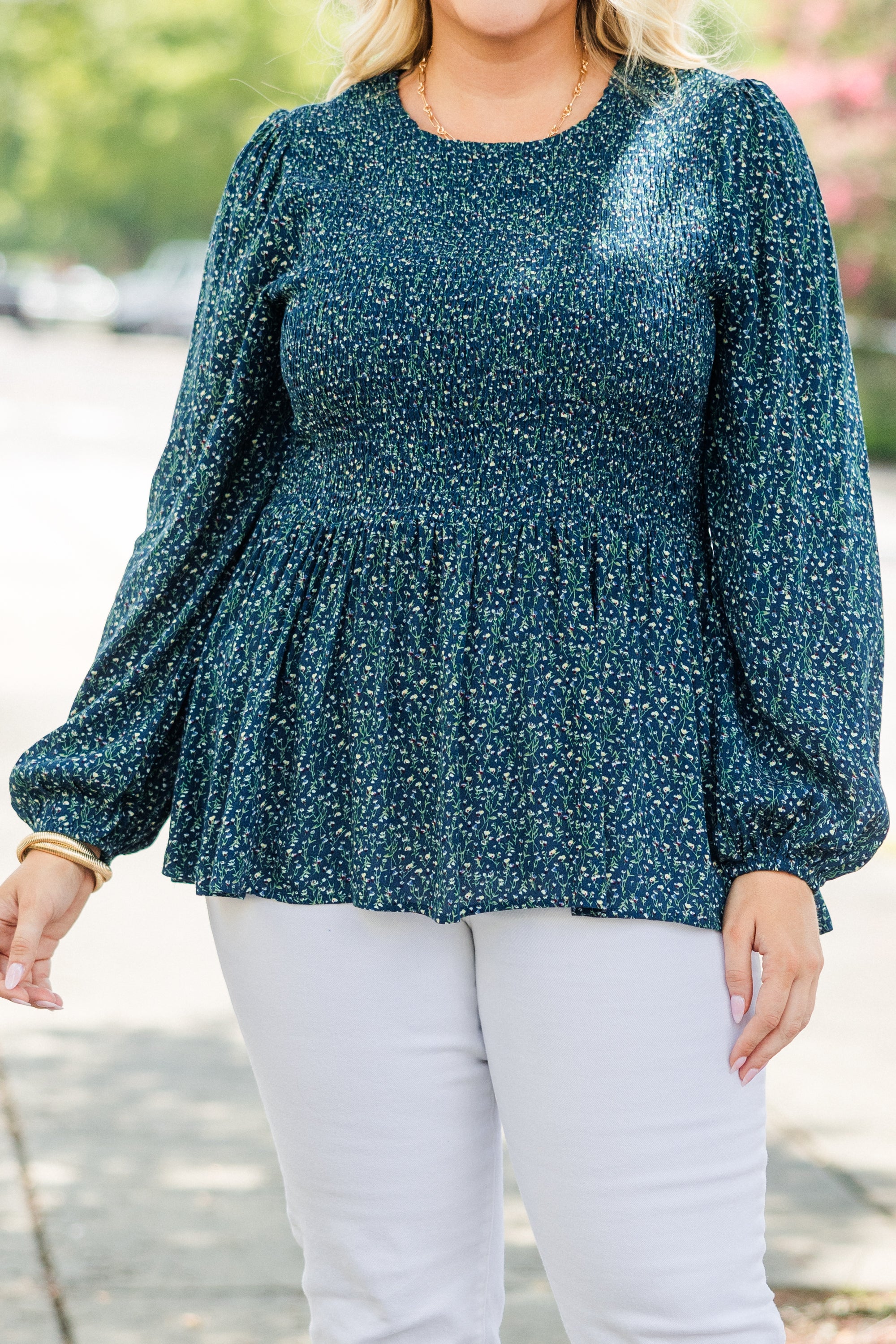 Wallflower Kisses Top, Navy - Giverhouse