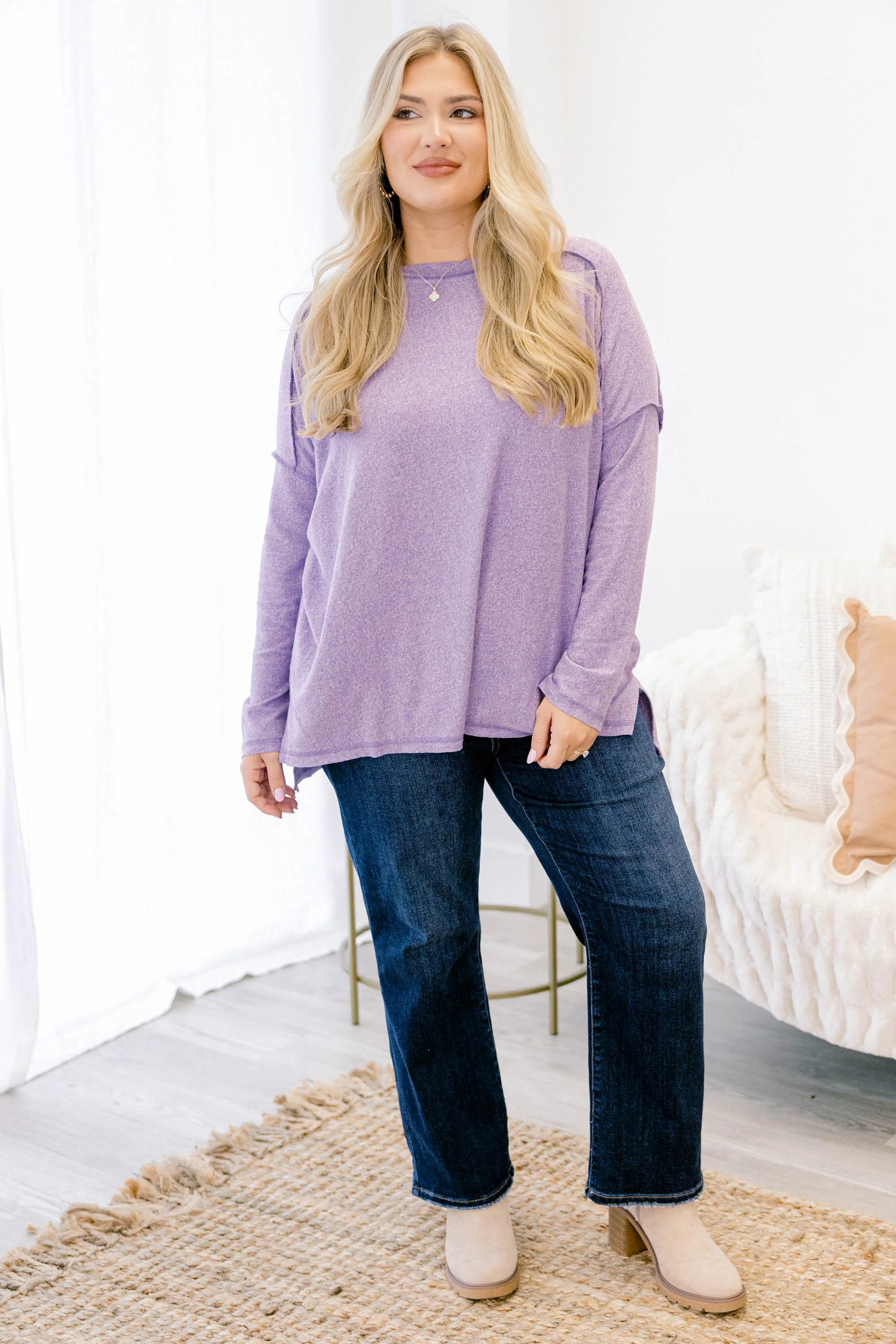 Like It's Nothing Top, Lavender - Giverhouse