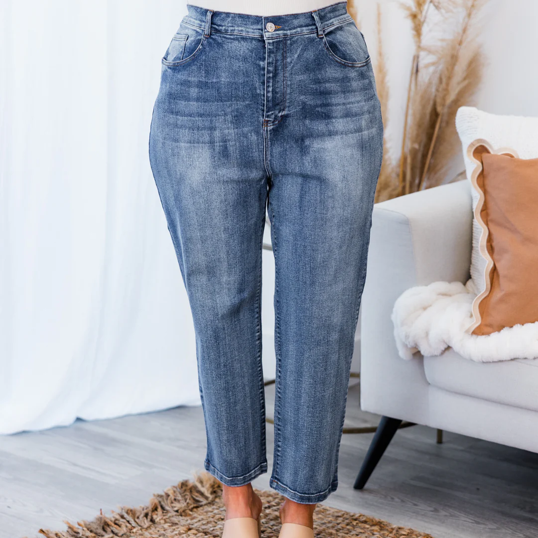 Picture Perfect Day Jeans, Medium Wash - Giverhouse