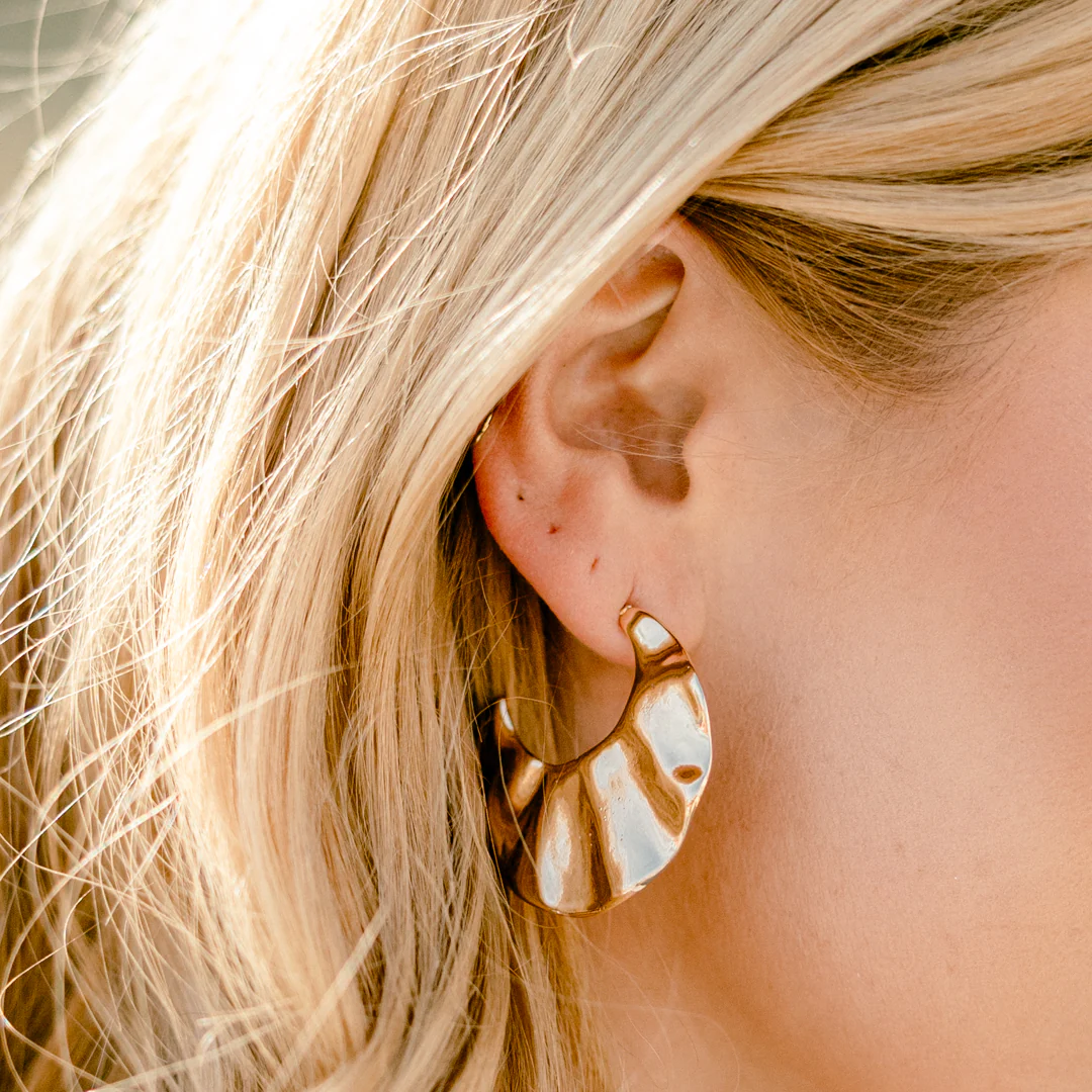 Sunset Glide Earrings, Gold - Giverhouse