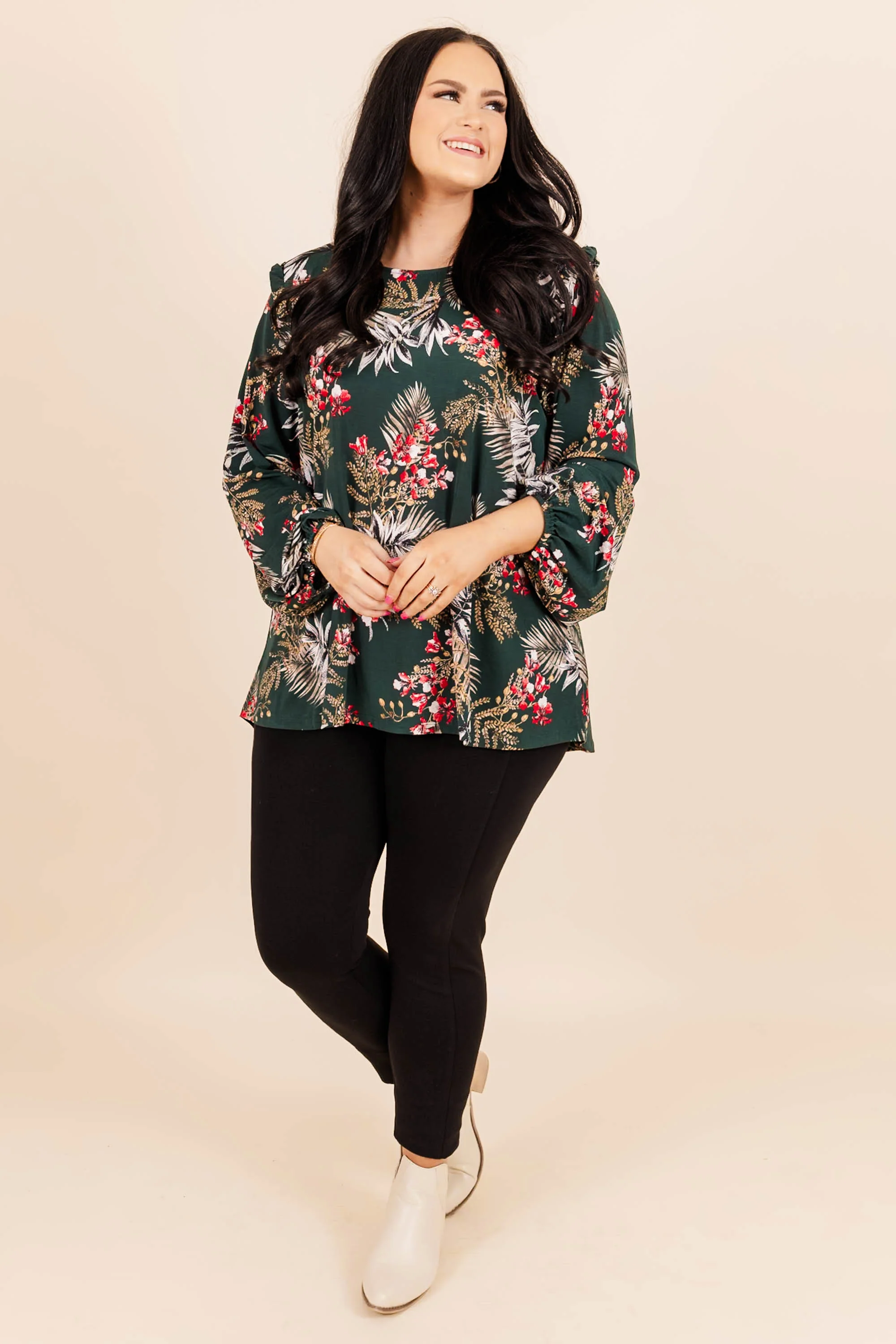 Awaken My Love Top, Green - Giverhouse