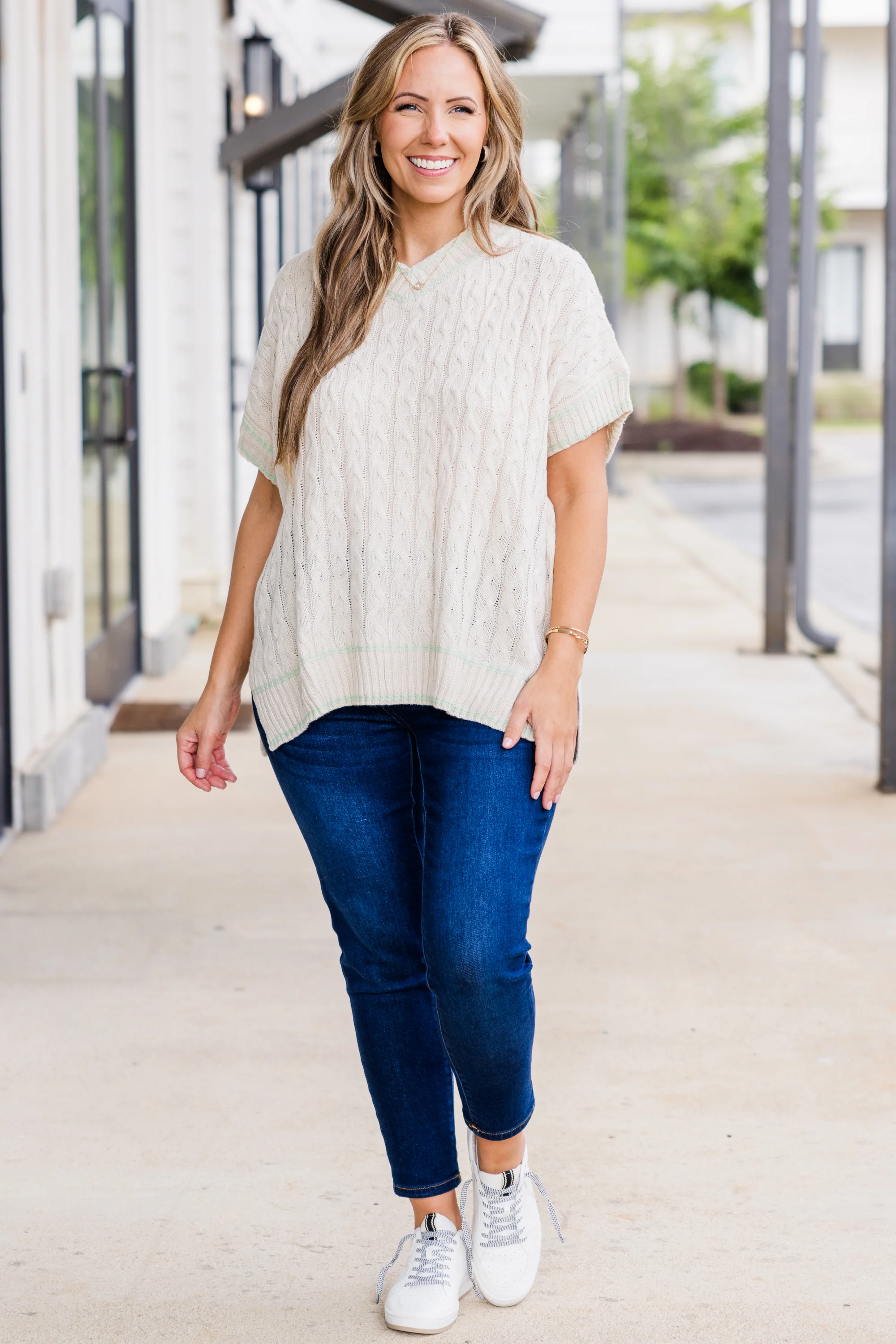 Call Me Later Top, Oatmeal - Giverhouse