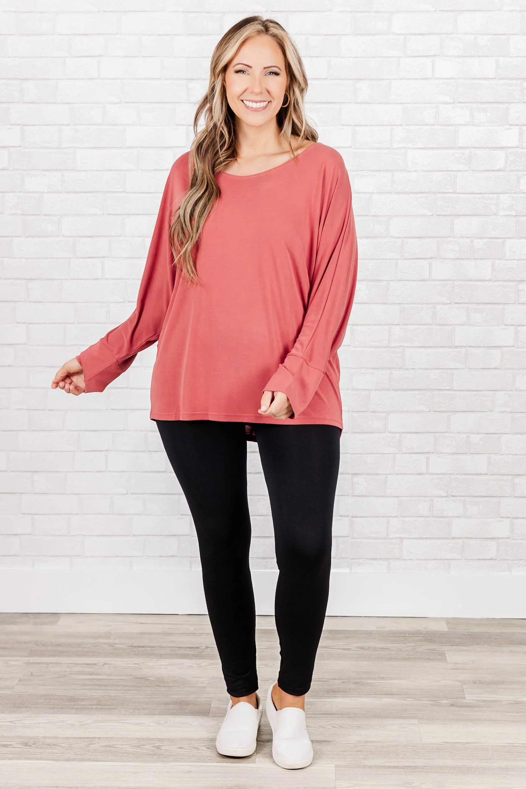 Completely Convinced Top, Blush - Giverhouse