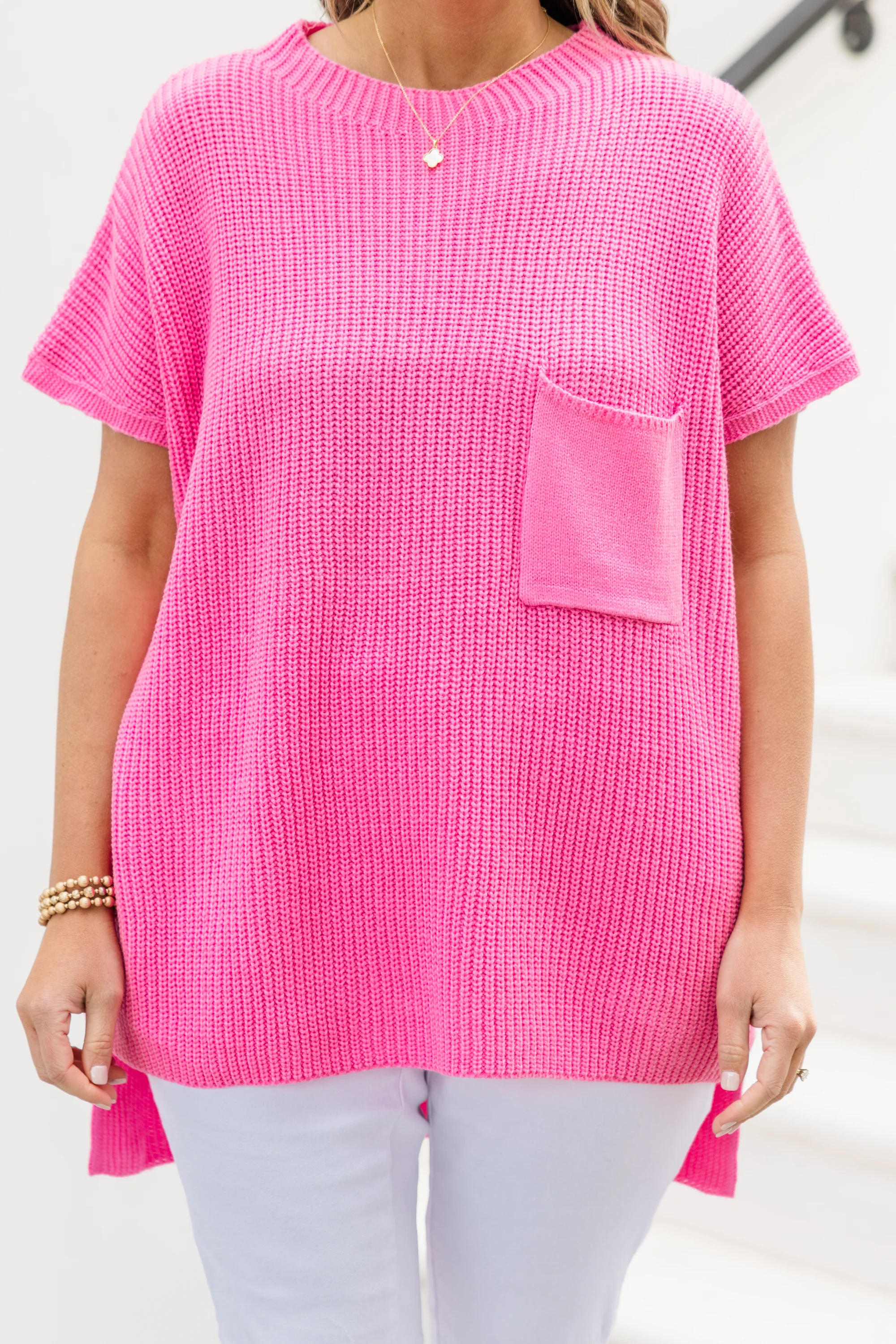 Imagine My World Sweater, Bubblegum - Giverhouse