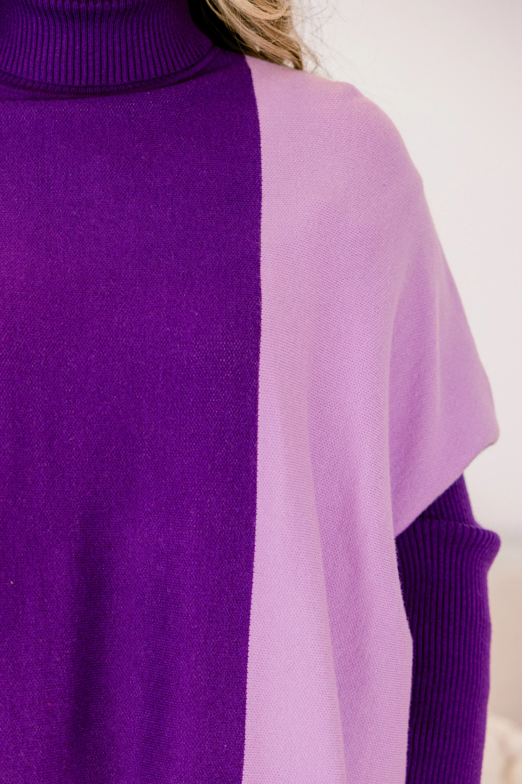 Mosaic Melody Sweater, Purple - Giverhouse