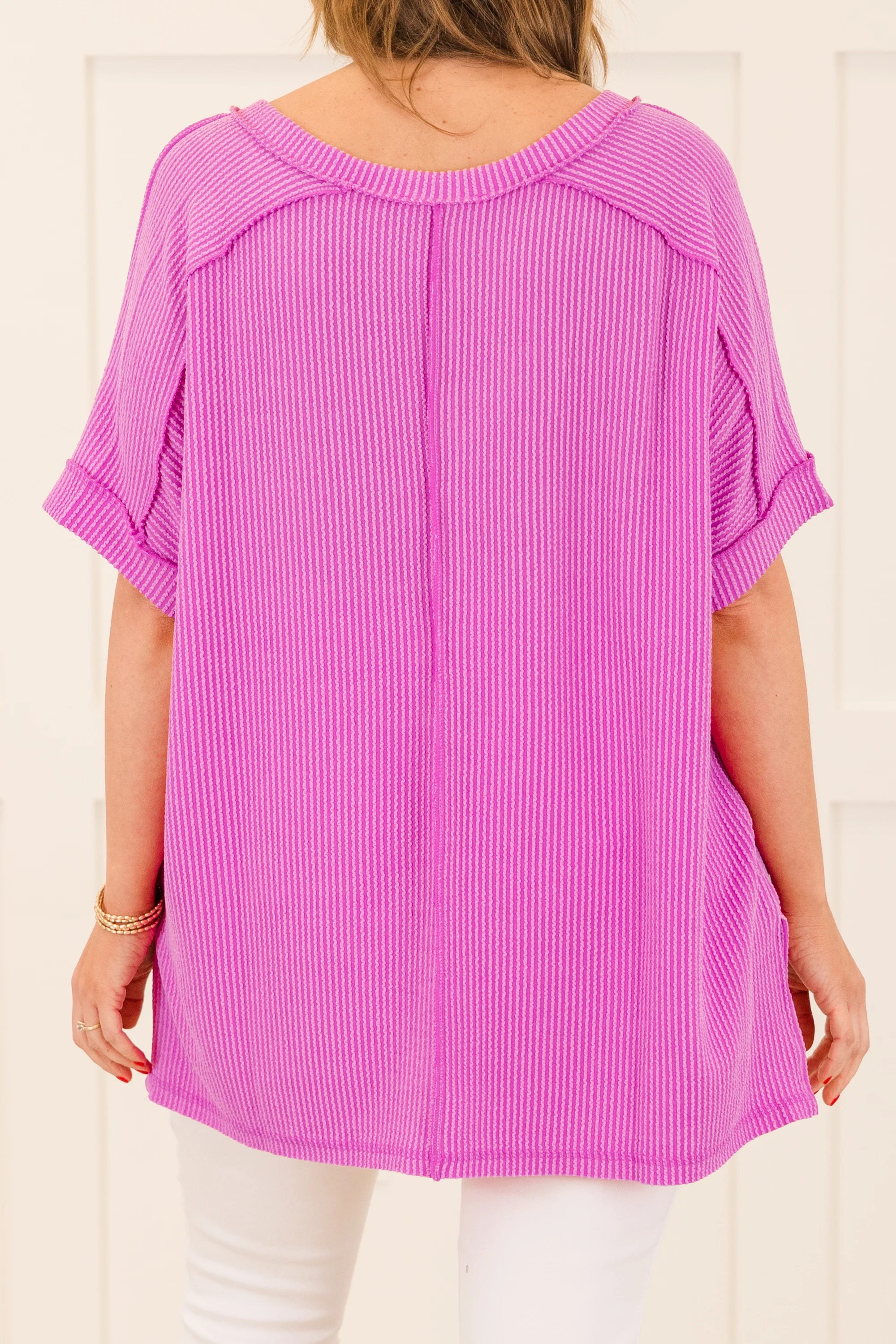 Knit Me Up Top, Spring Mauve - Giverhouse