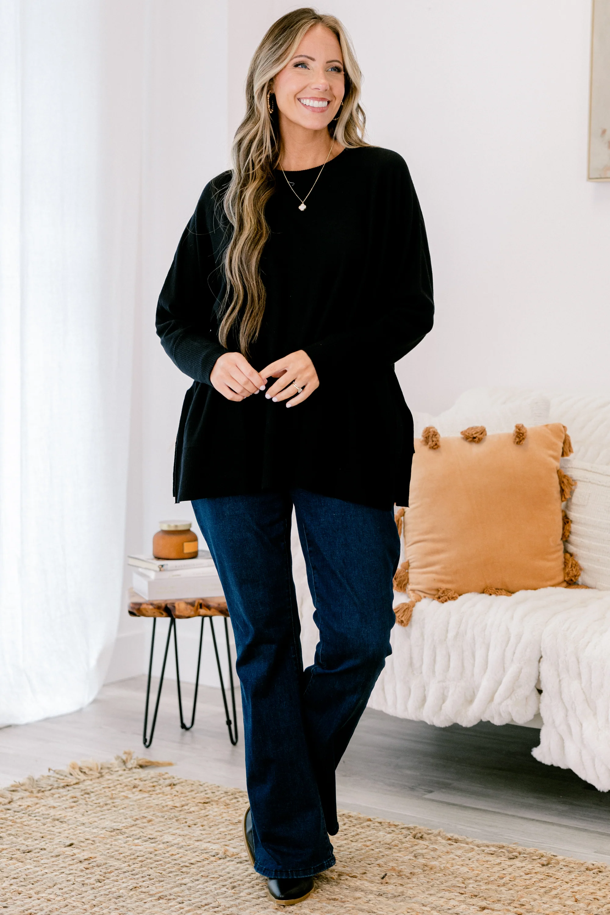 Chilled Out Top, Black - Giverhouse