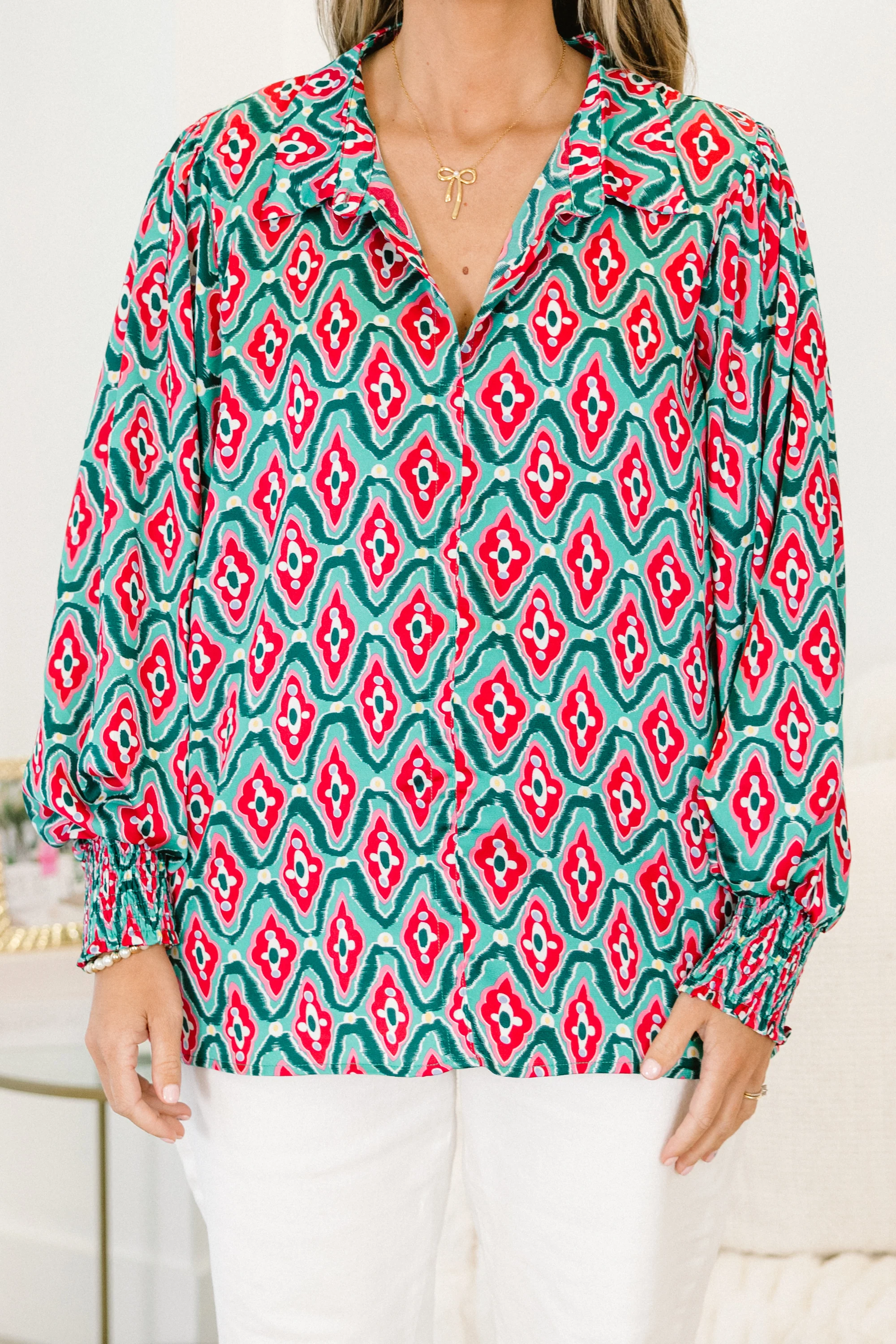 Taking What's Not Yours Top, Teal - Giverhouse