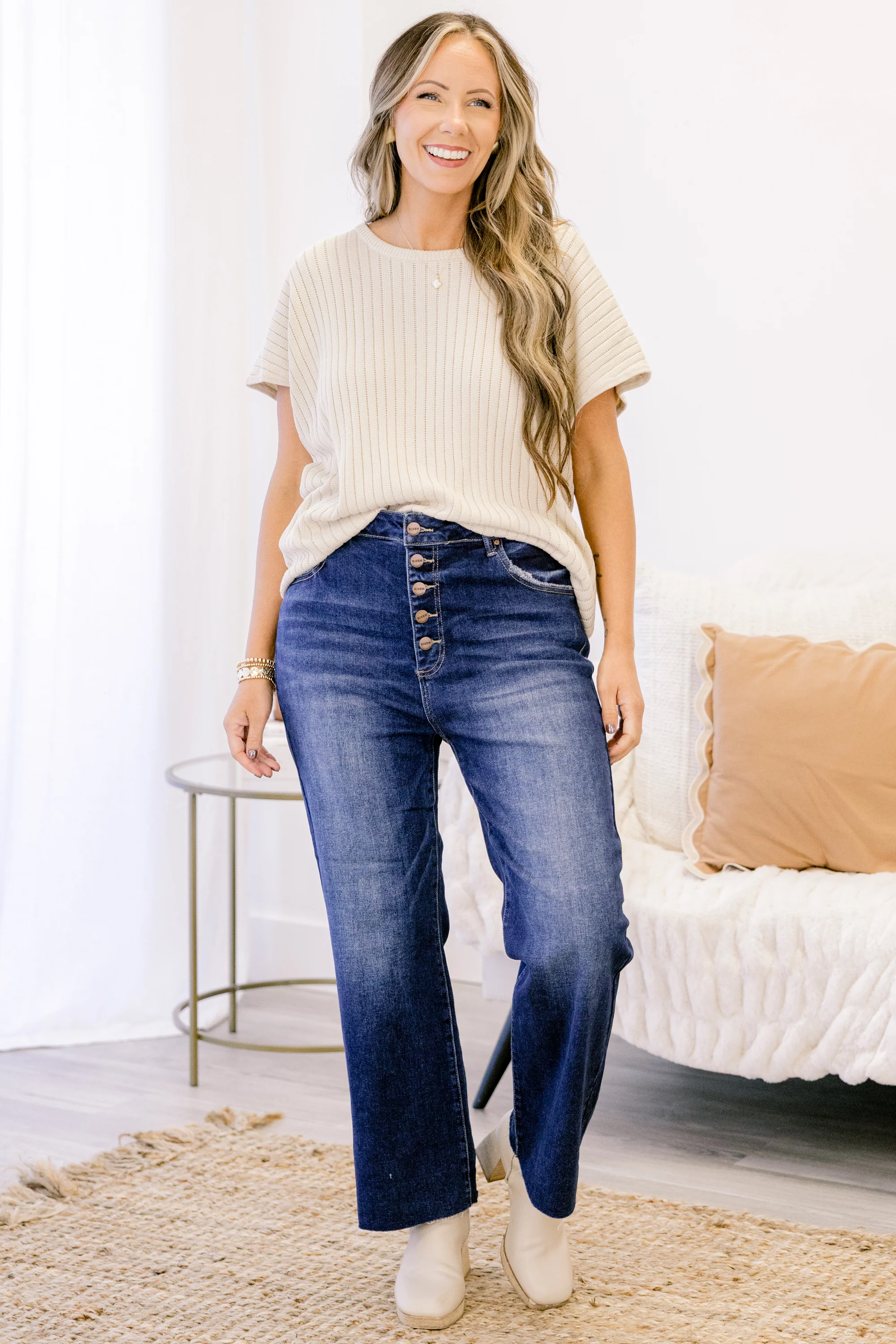 So Much To Say Jeans, Dark Wash - Giverhouse