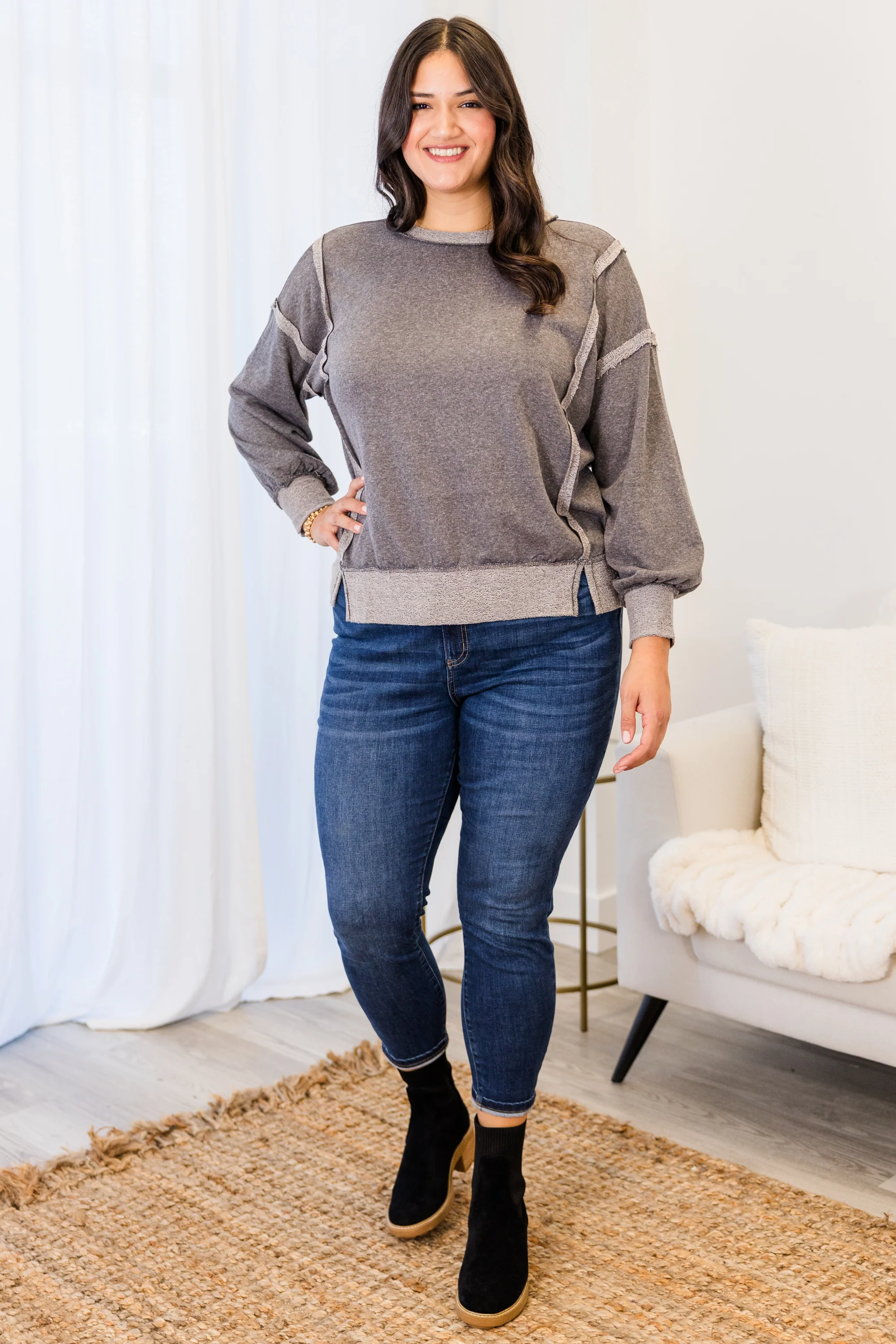 Secrets From A Girl Sweater, Black - Giverhouse