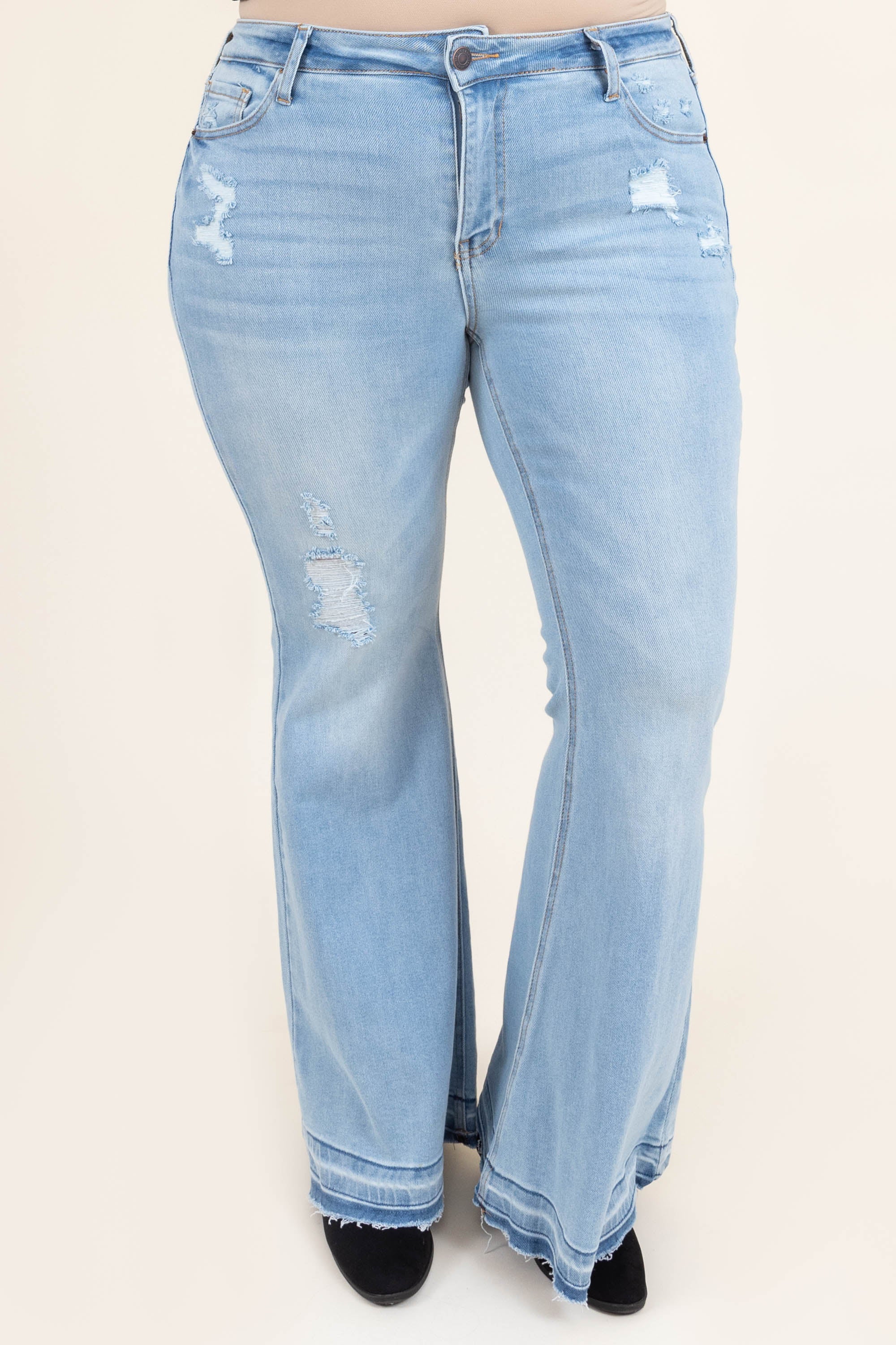 Rock On Babe Jeans, Light Wash - Giverhouse