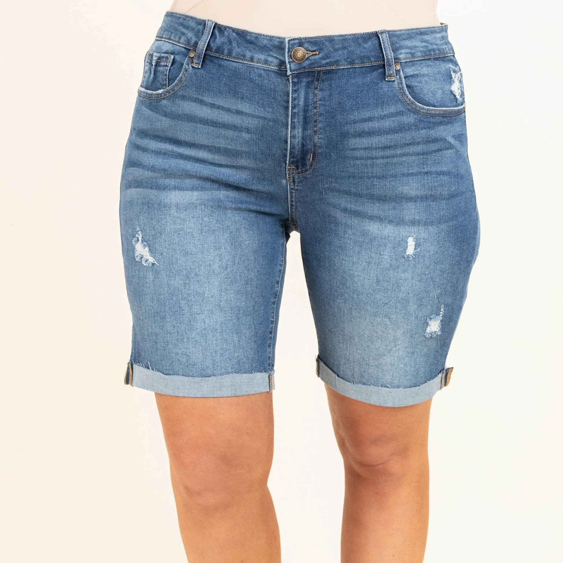 Weekend Away Shorts, Medium Wash - Giverhouse
