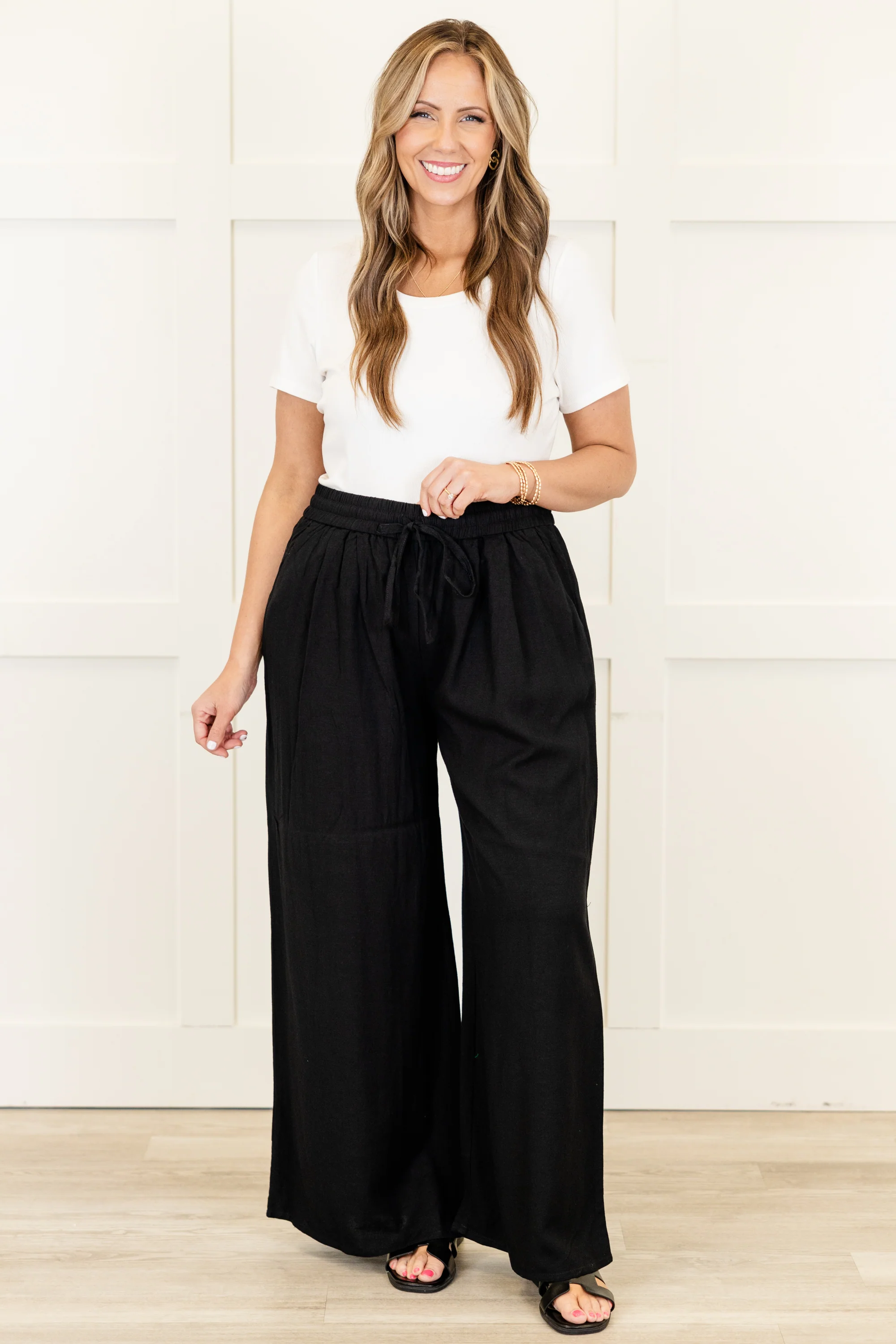 Villa Views Pants, Black - Giverhouse