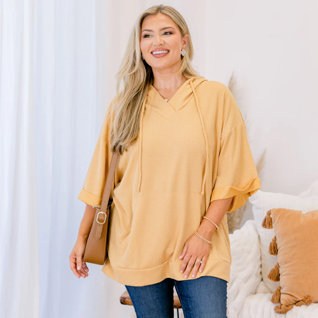 Fresh Outside Air Top, Marigold - Giverhouse