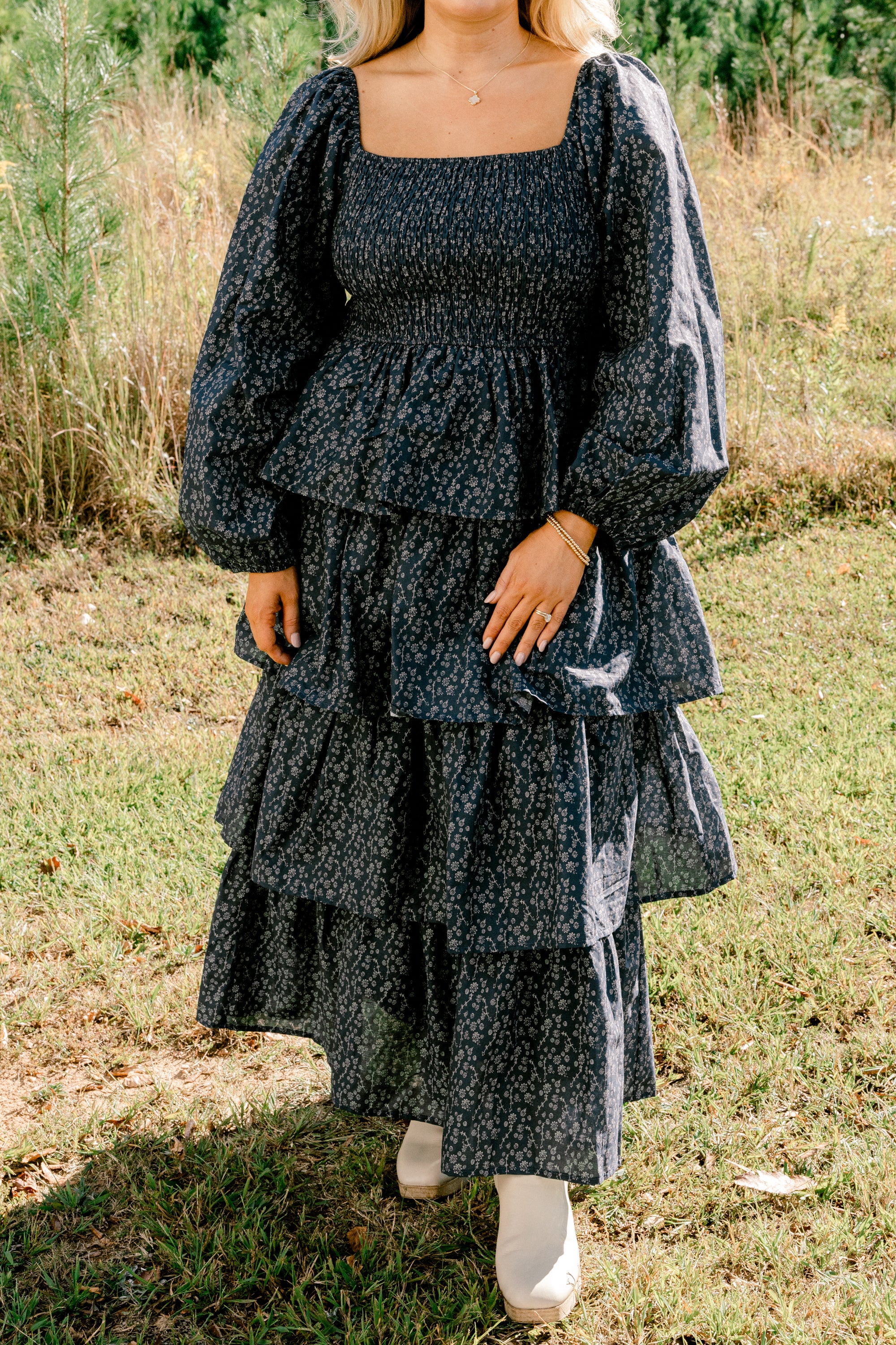 A Defining Moment Dress, Navy - Giverhouse