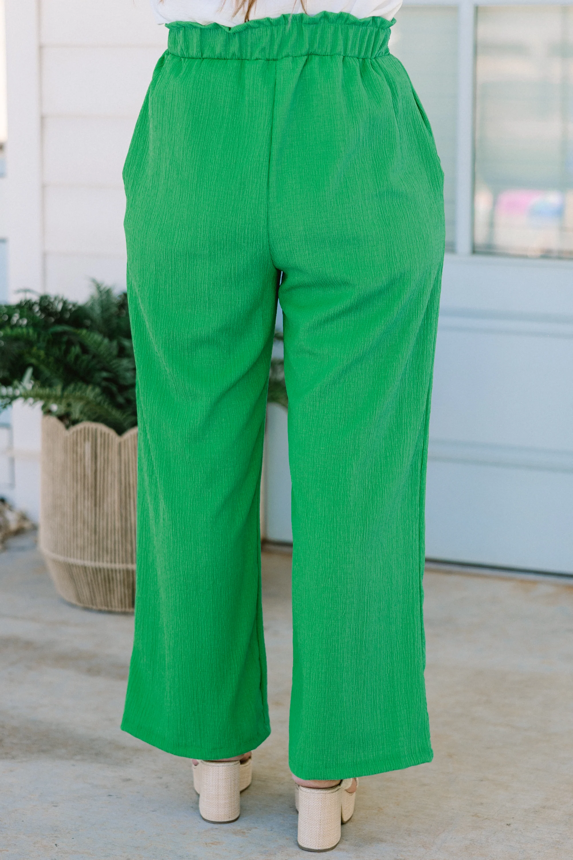 Dancing With Myself Pants, Green - Giverhouse