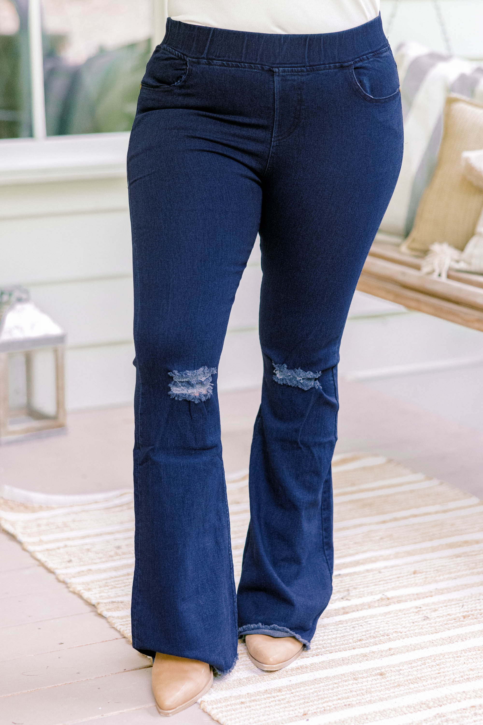 When We Met Jeggings, Blue - Giverhouse