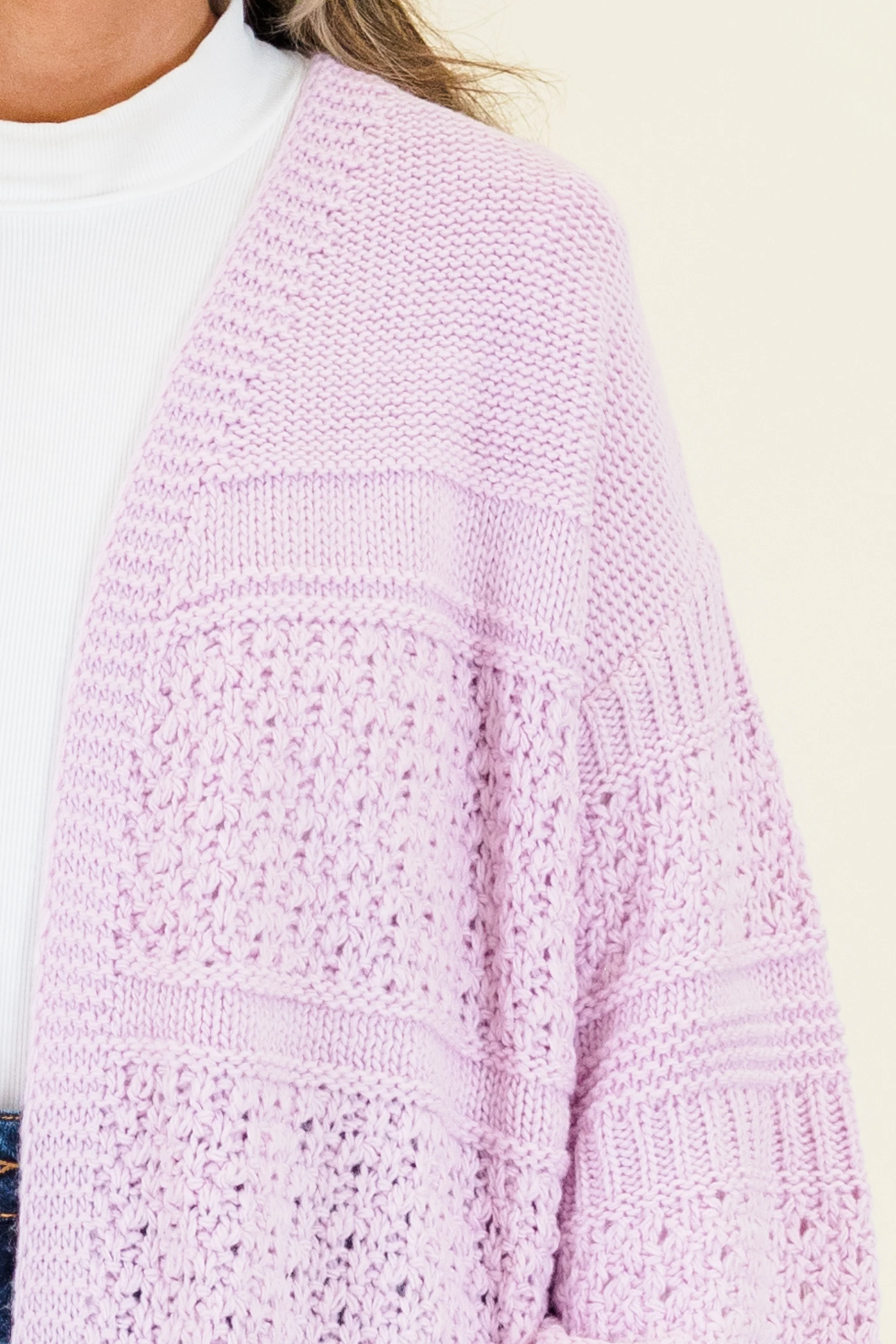 Keepin' Cozy Cardigan, Lavender - Giverhouse