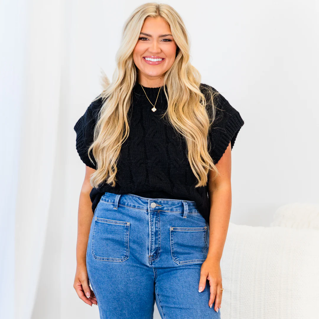 Cooling Down Sweater, Black - Giverhouse